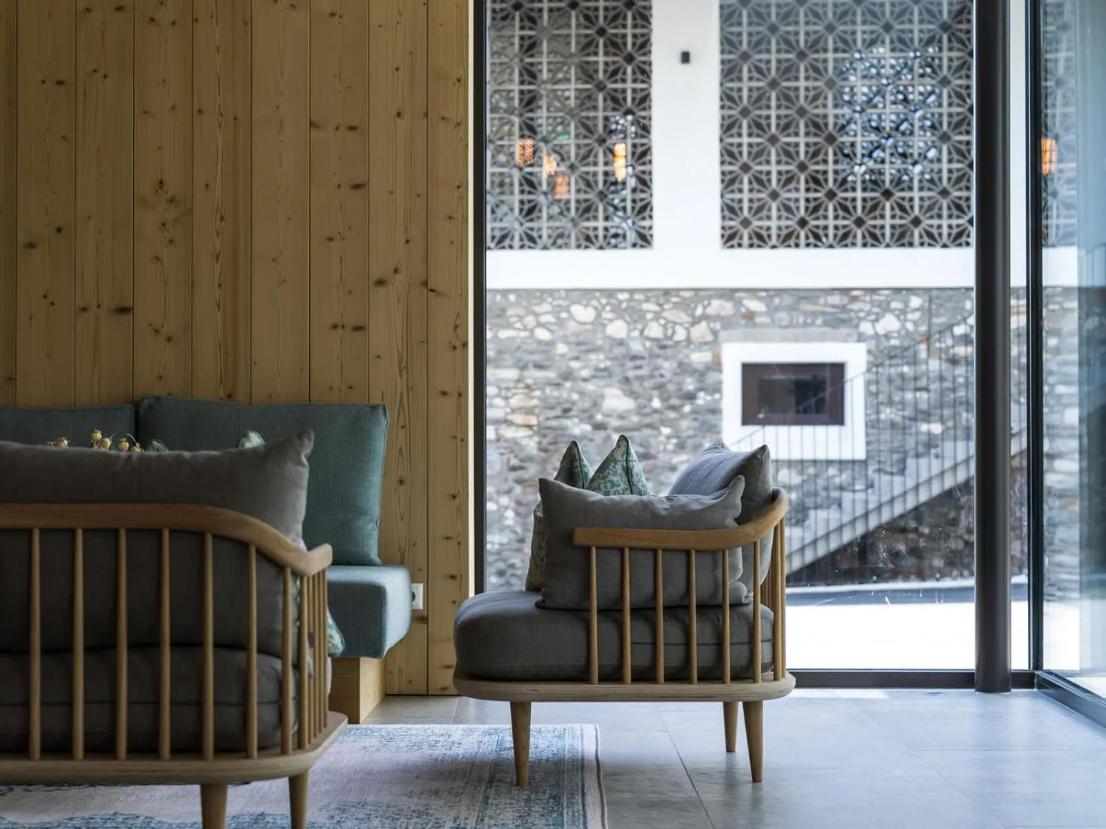 Lobby or reception in Hotel Streklhof