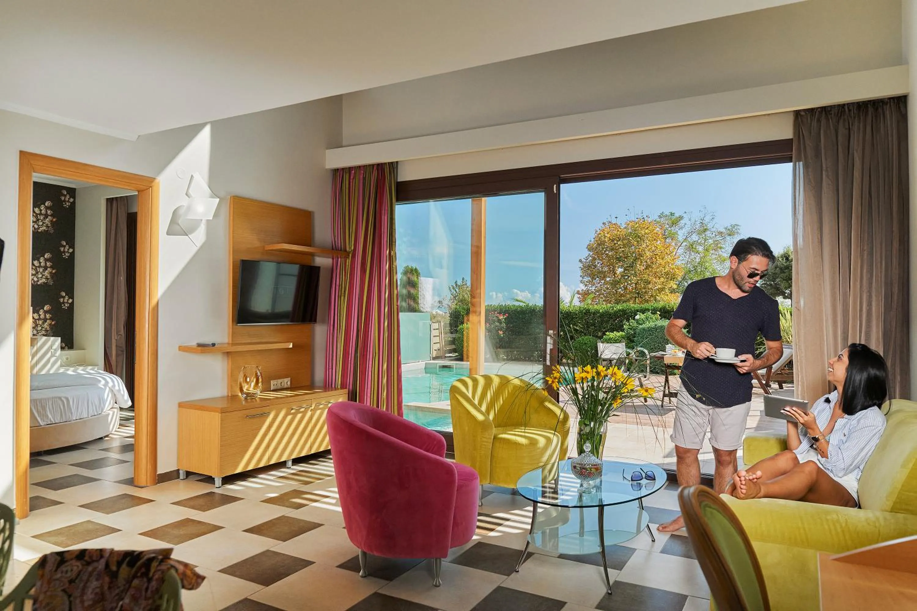 Living room in Alexandra Golden Boutique Hotel-Adults Only