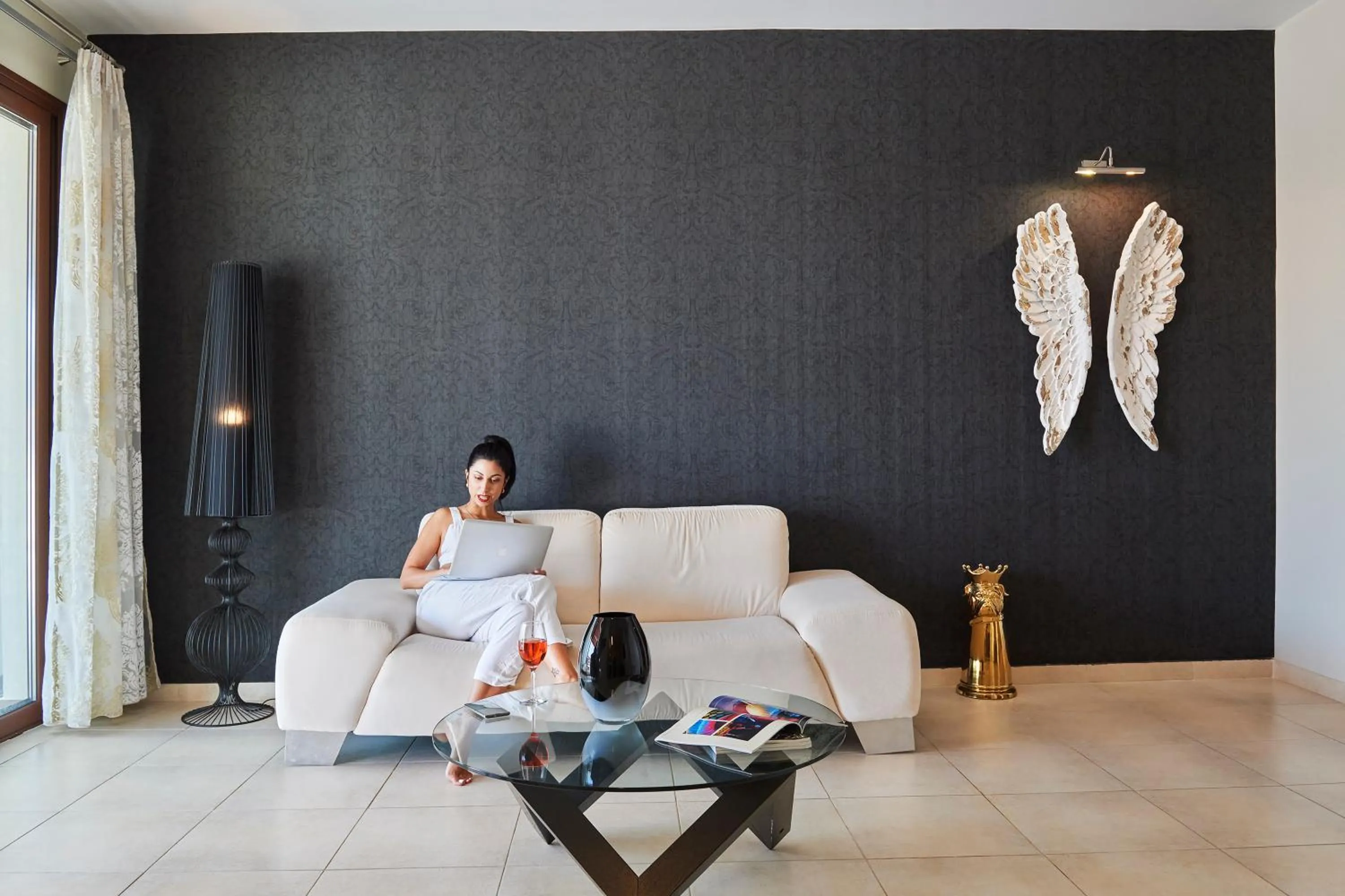 Living room in Alexandra Golden Boutique Hotel-Adults Only