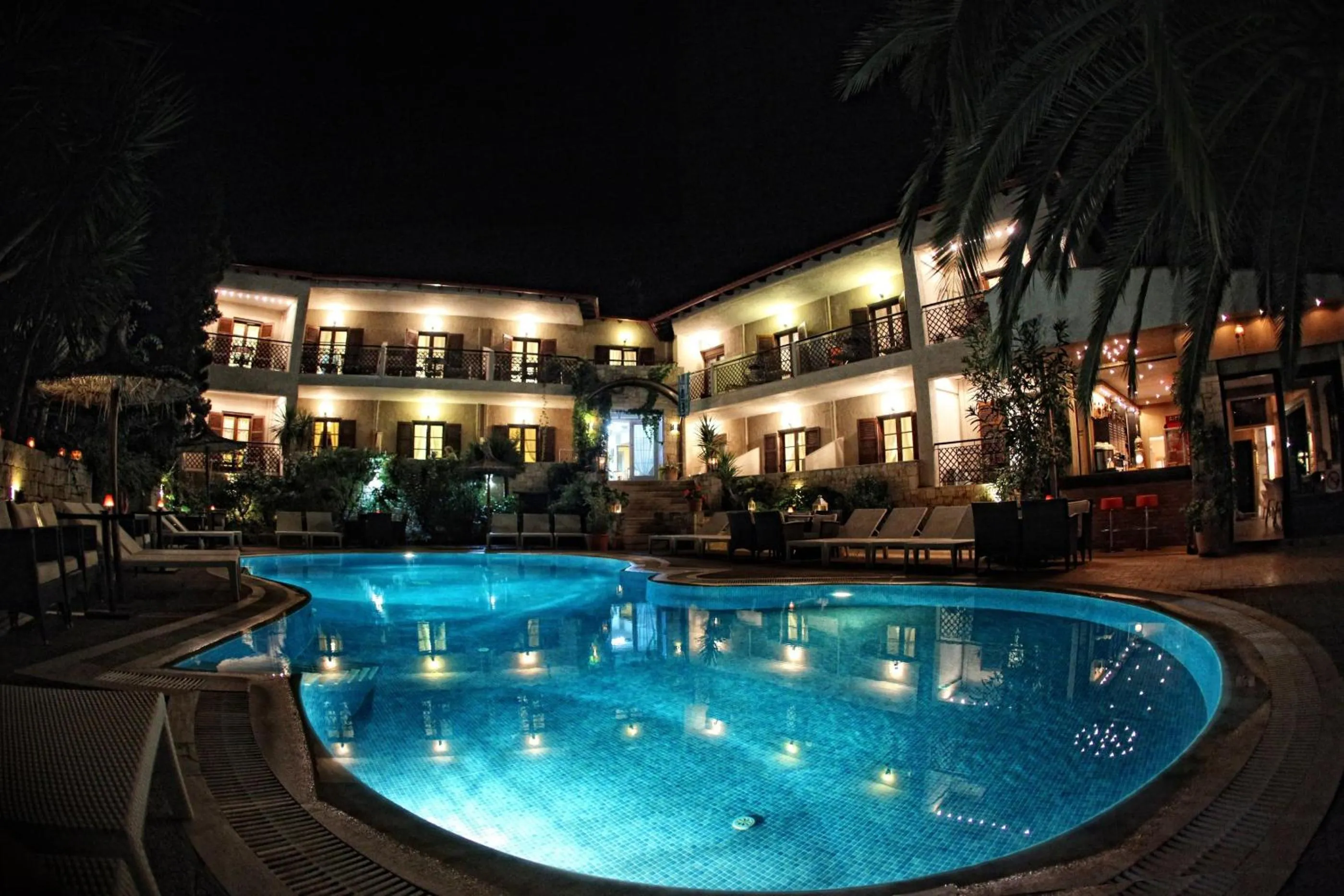 Swimming pool in Stamos Hotel
