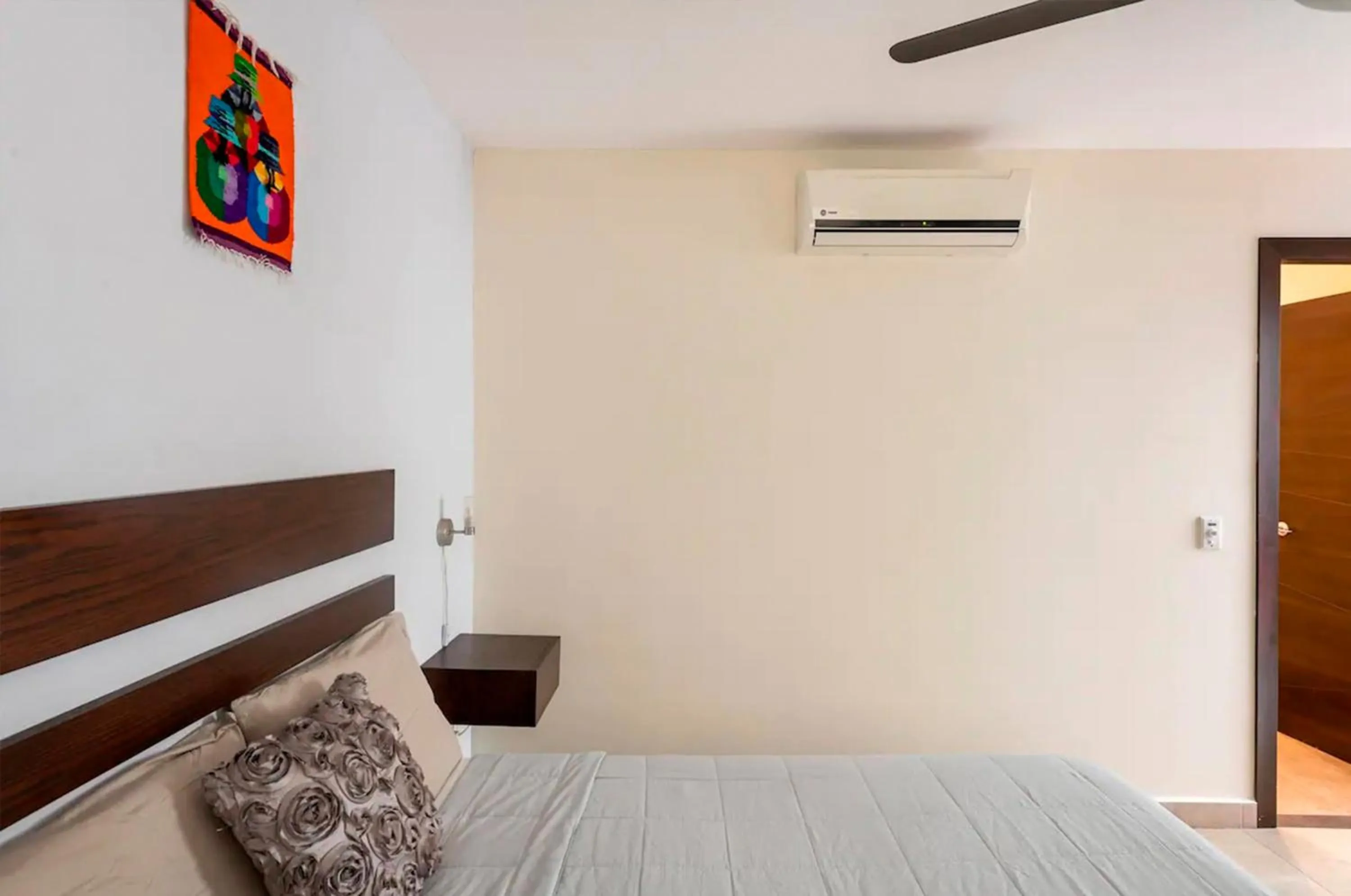 Bed in Departamento en Nuevo Vallarta