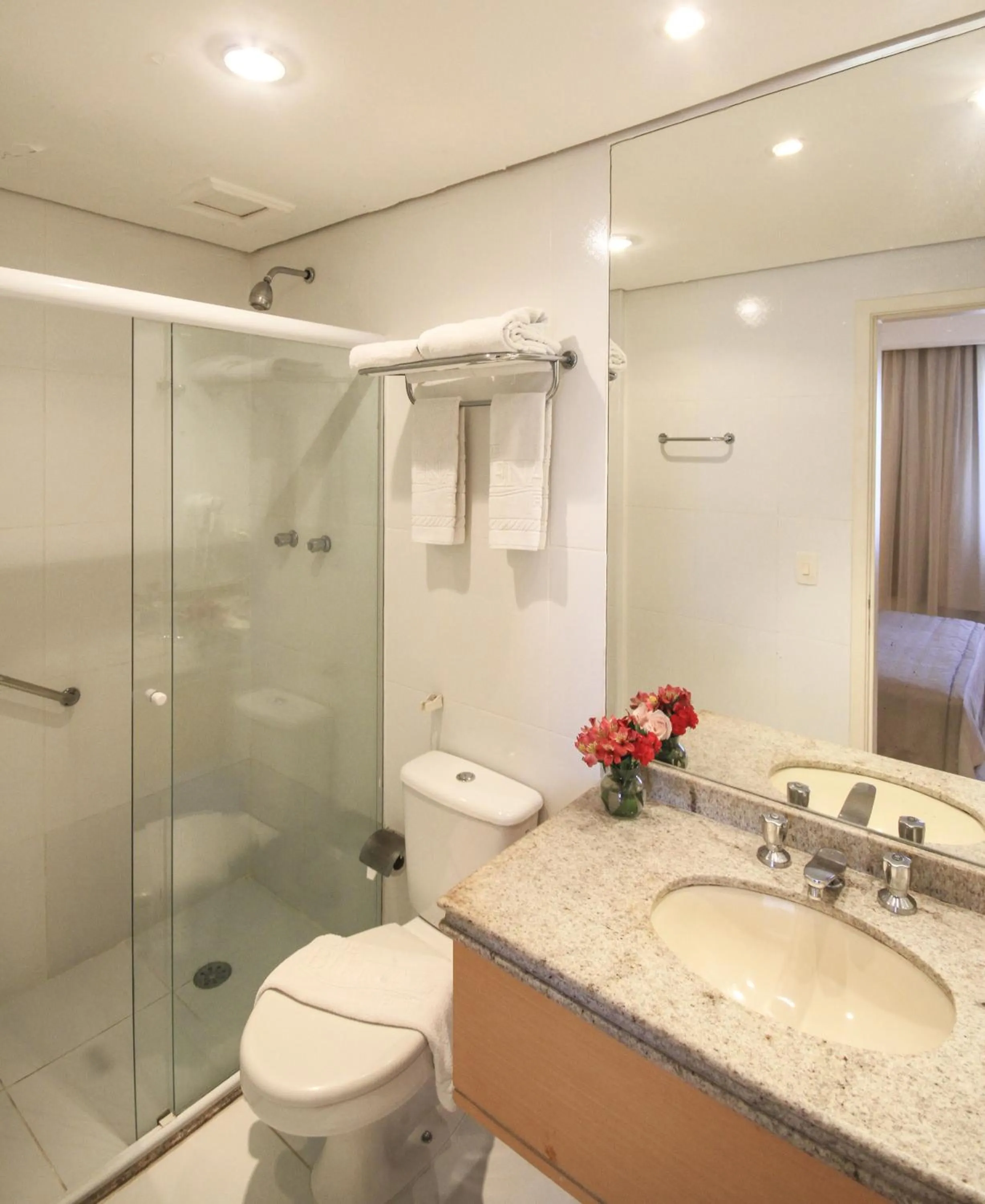 Shower in Bienal Suítes