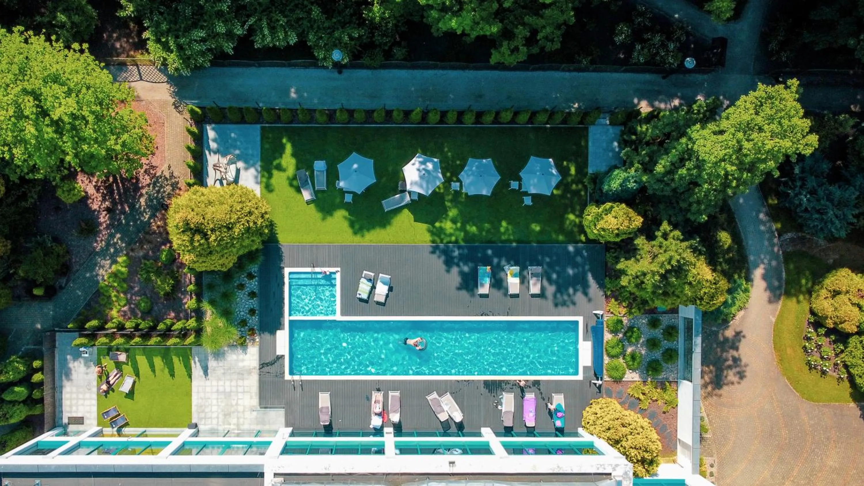 Bird's eye view in Villa Park Med. & SPA