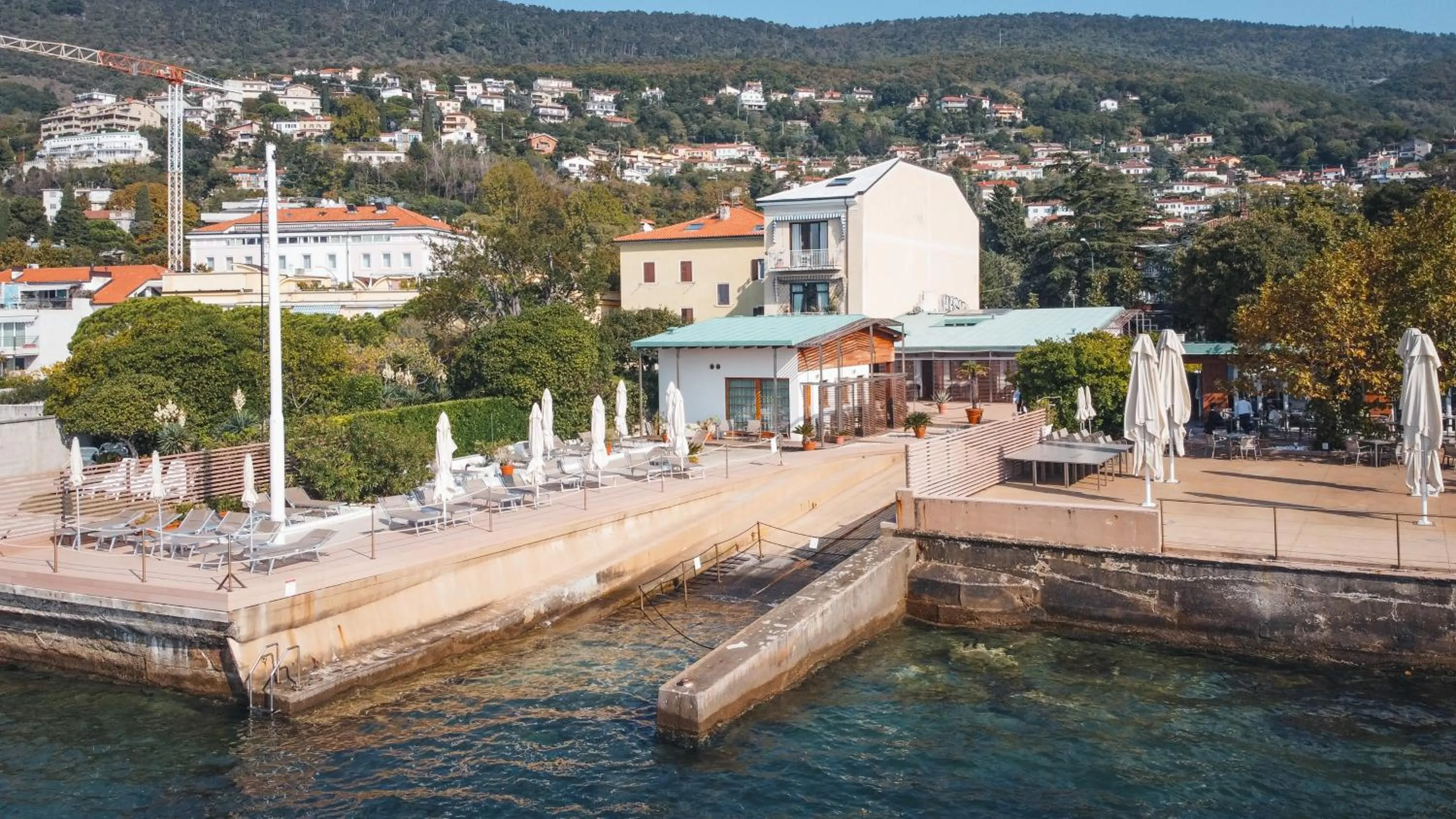 Property building in Tre Merli Beach Hotel