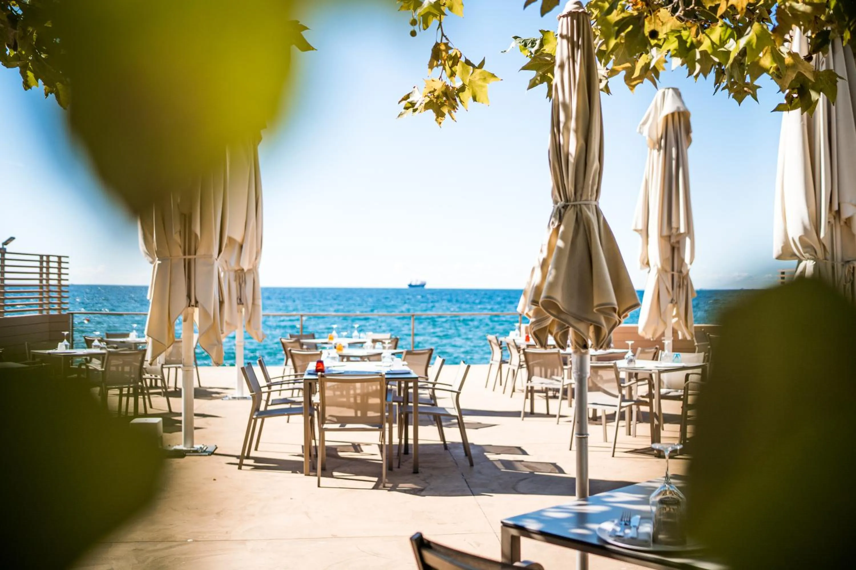 Restaurant/places to eat in Tre Merli Beach Hotel