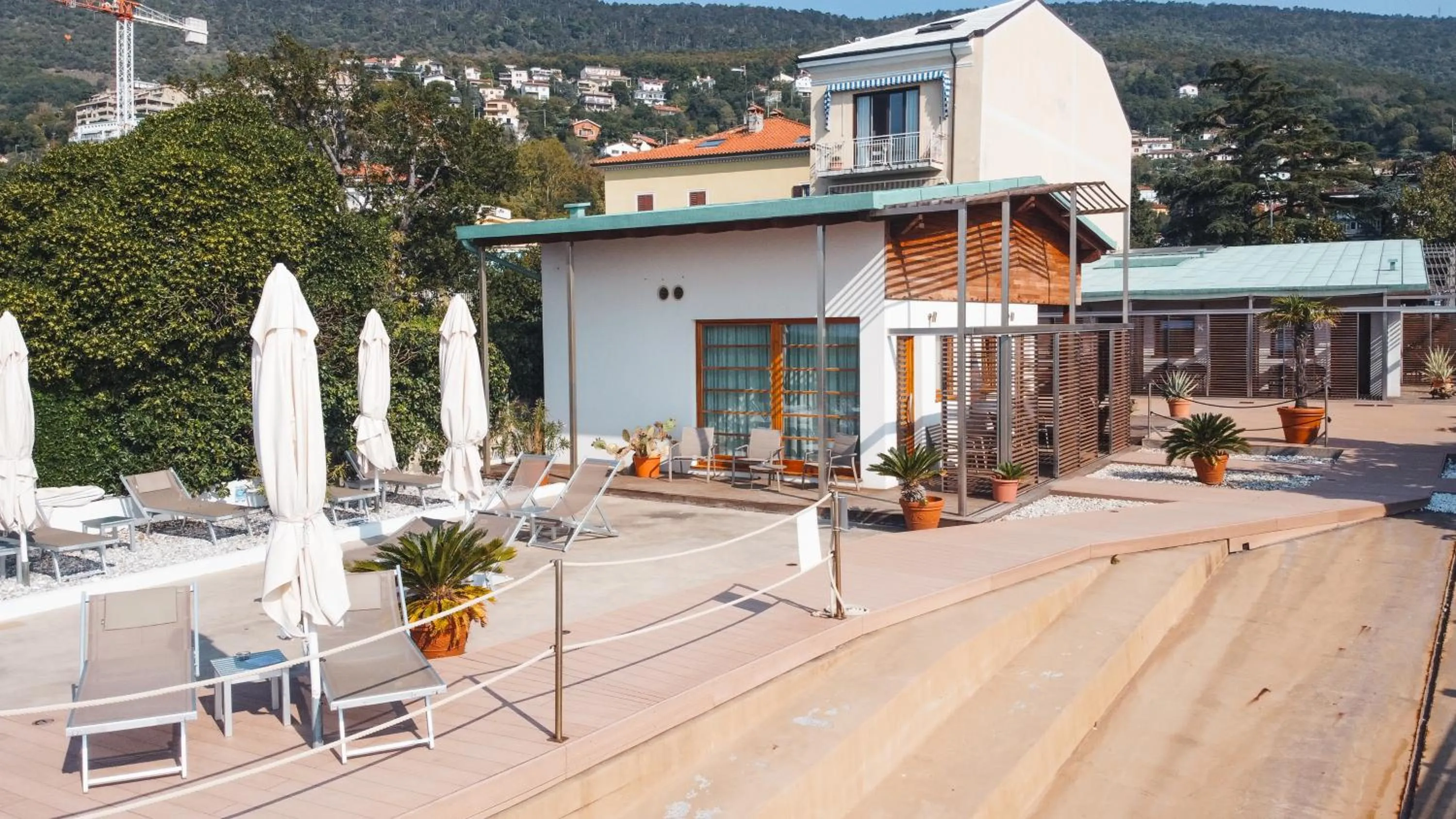 Property building in Tre Merli Beach Hotel
