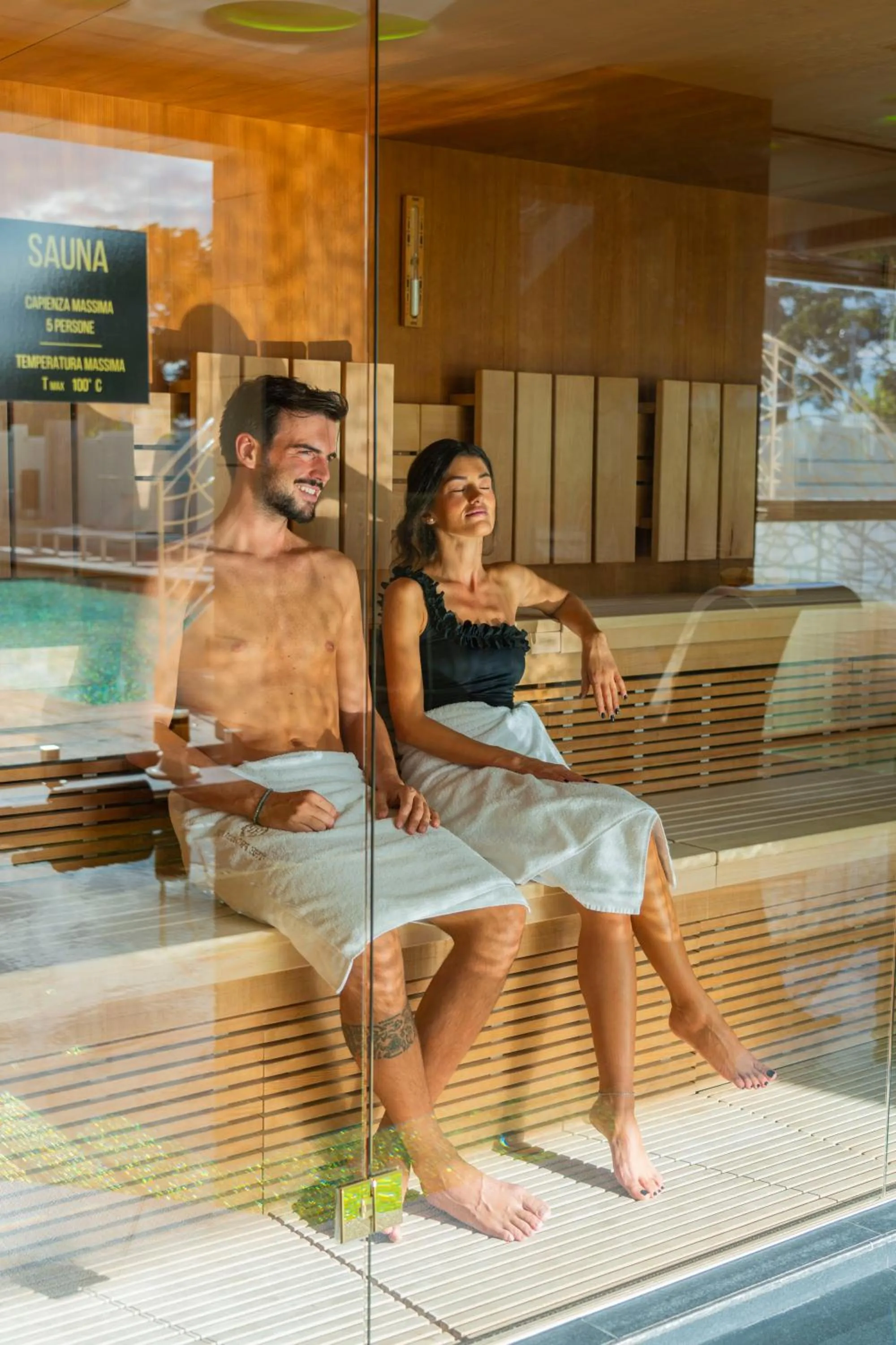 Sauna in The Promenade Luxury Wellness Hotel