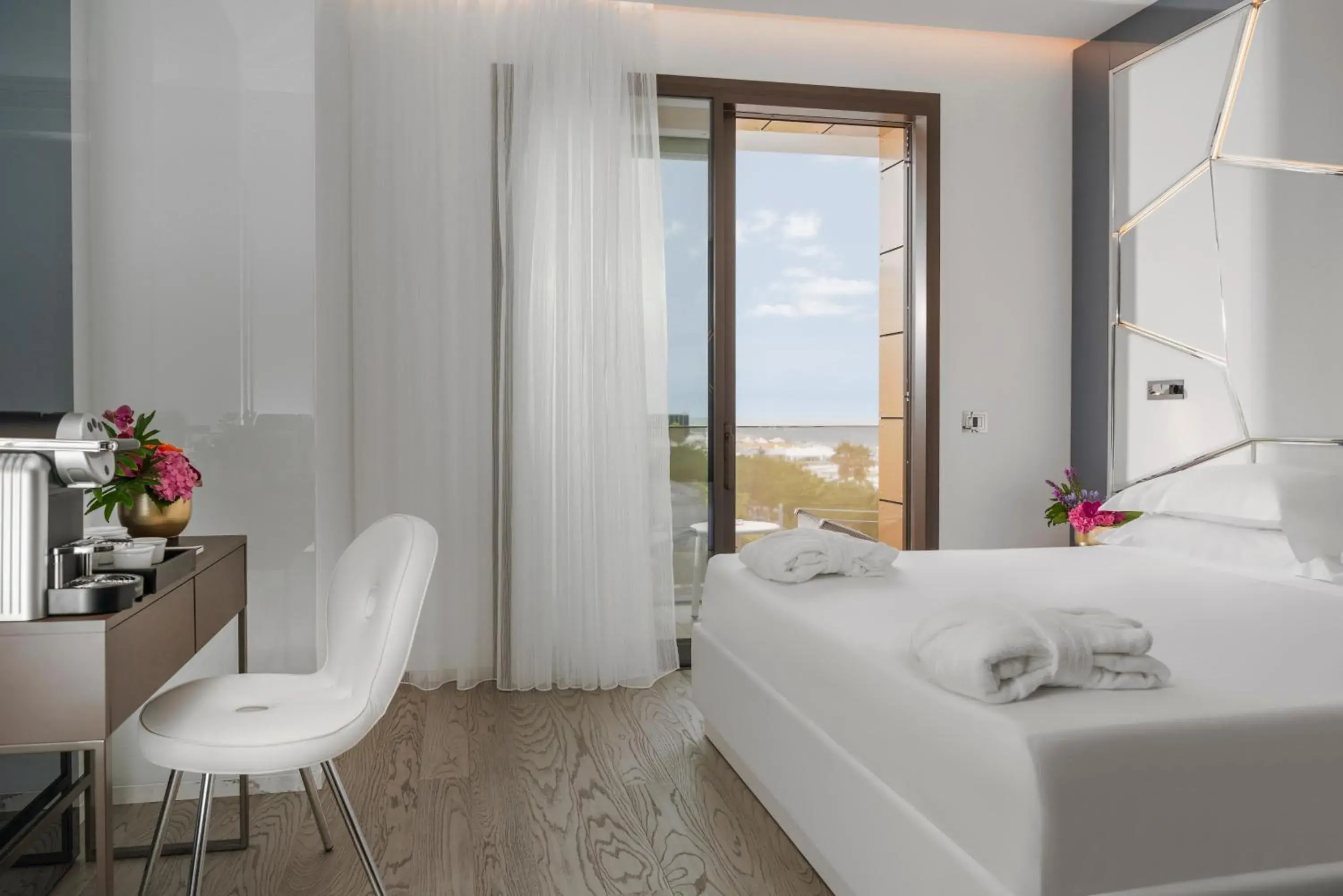 Superior room with balcony and side Sea View in The Promenade Luxury Wellness Hotel Superior room with balcony and side Sea View in The Promenade Luxury Wellness Hotel