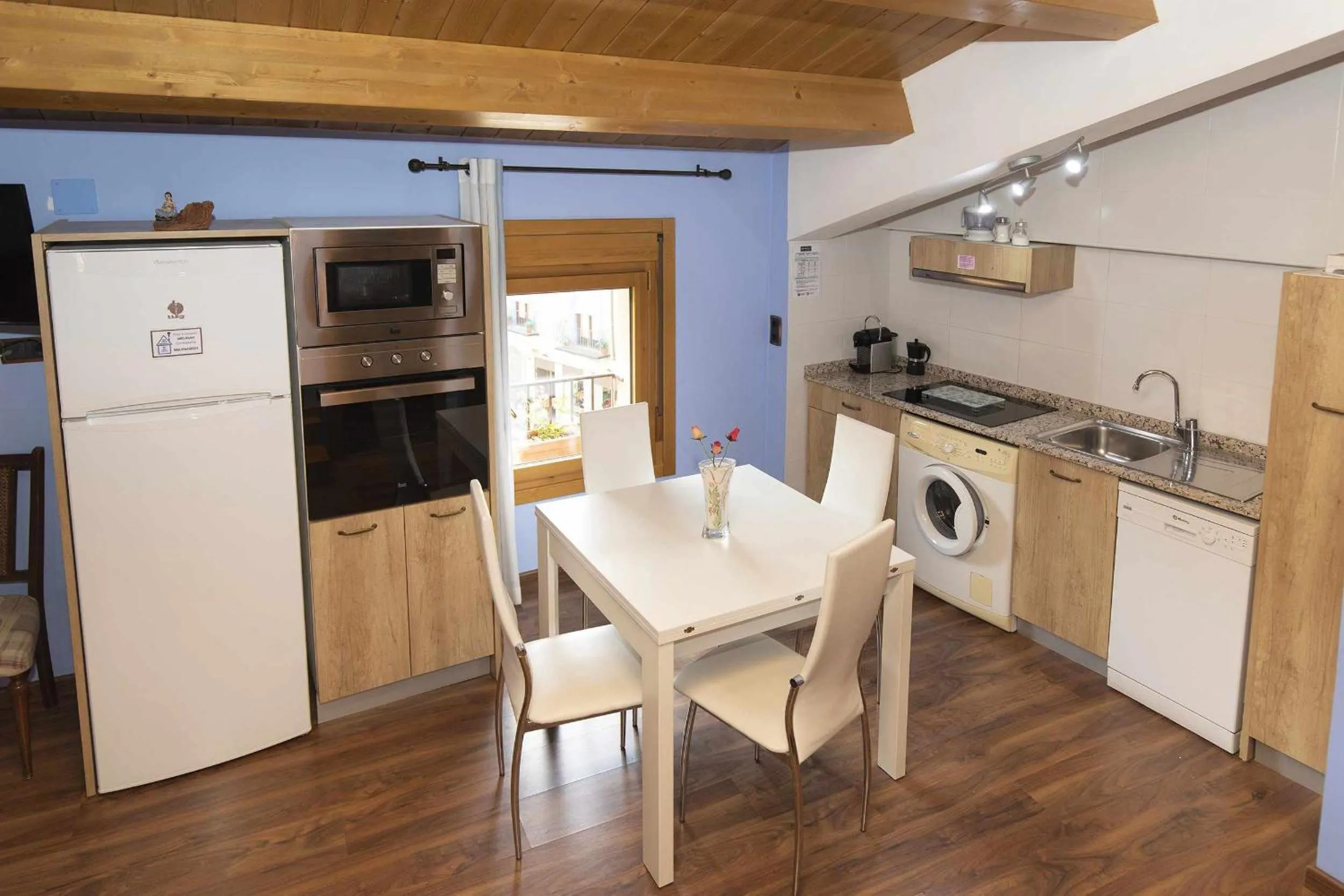 Kitchen or kitchenette in Hotel Apartamentos Melihah