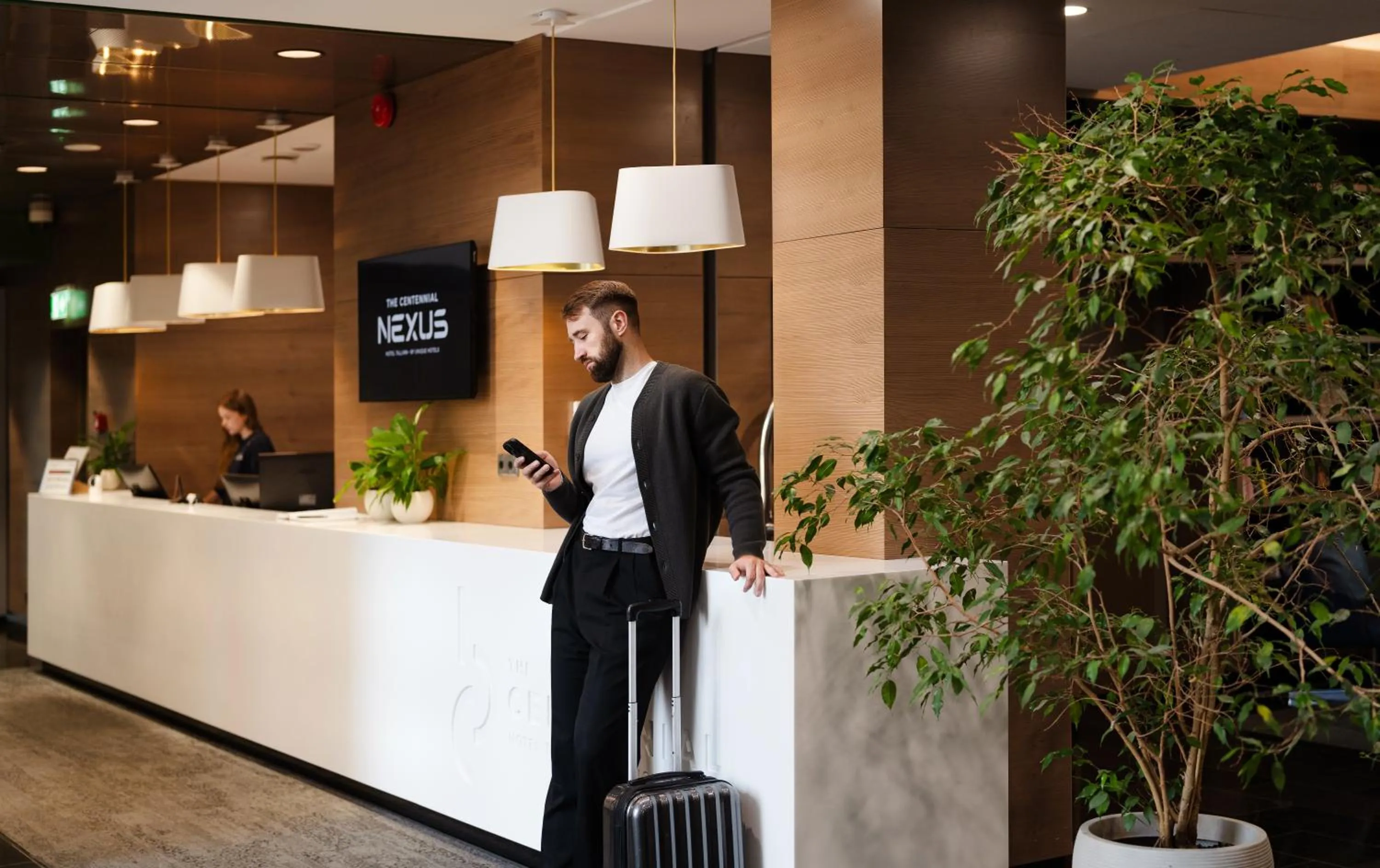 Lobby or reception in Centennial Nexus Hotel Tallinn