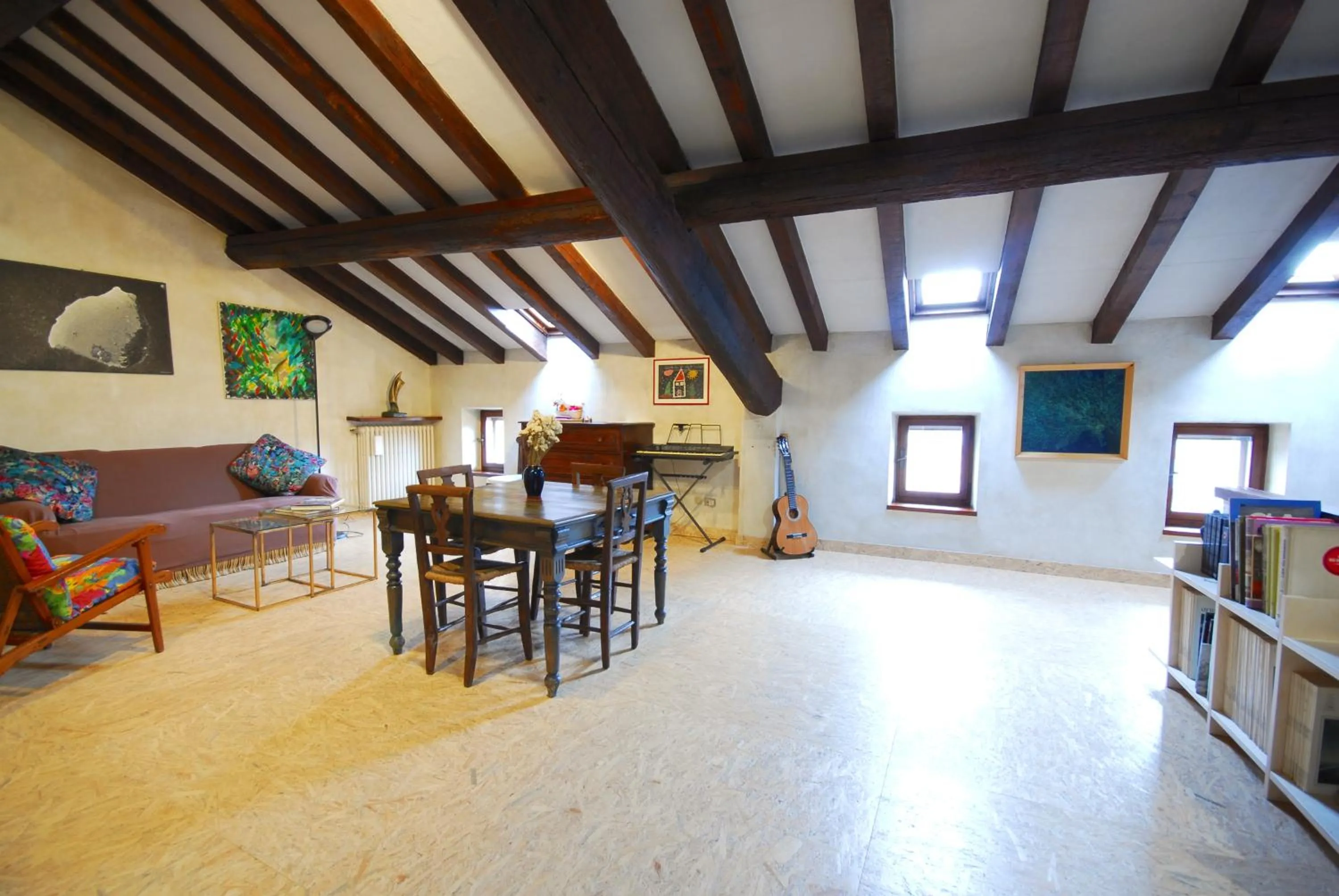 Communal lounge/ TV room in Casa del Pittore