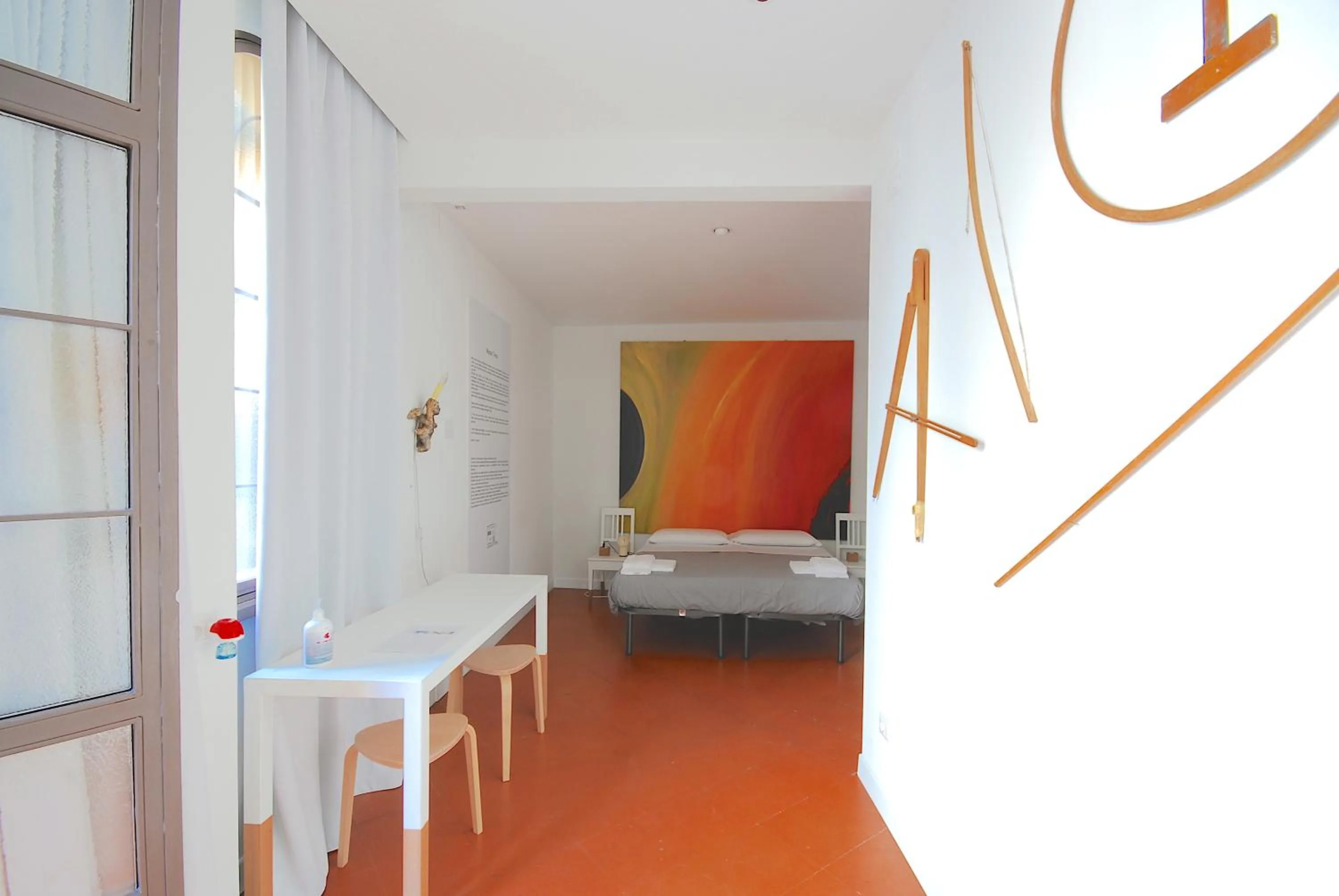 Photo of the whole room, Bed in Casa del Pittore