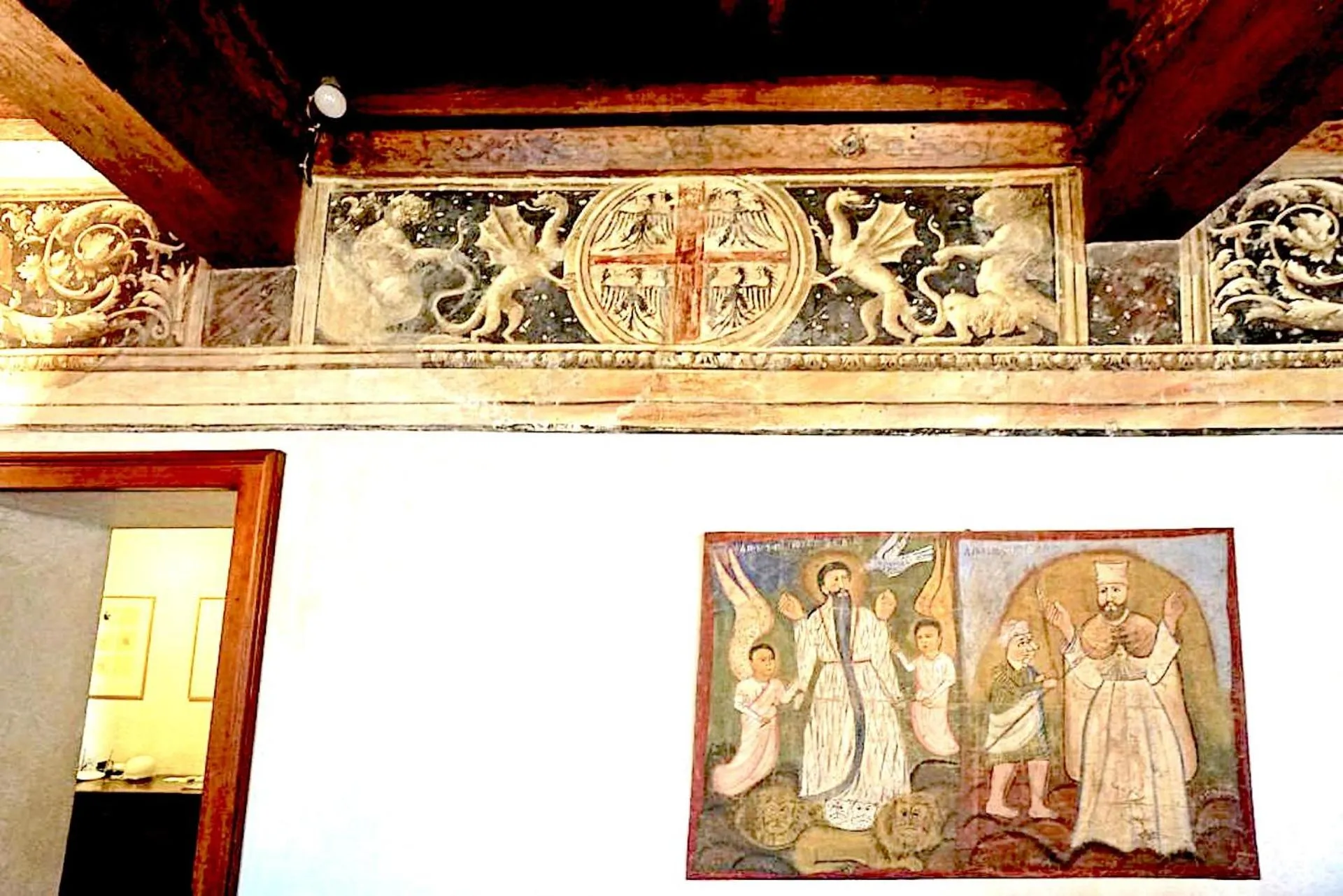 Decorative detail in Casa del Pittore