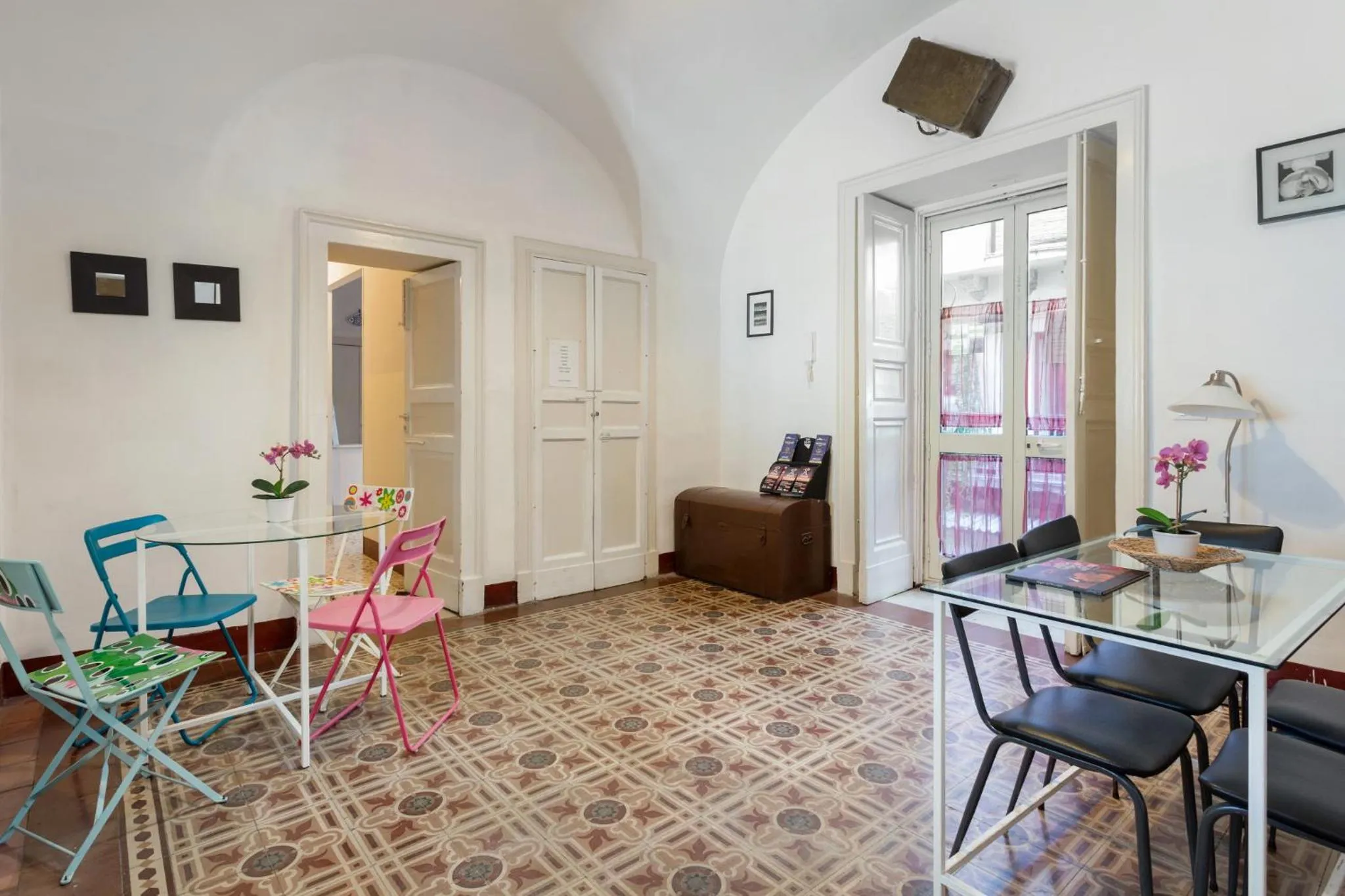 Living room in Da Gianni e Lucia Rooms with bathroom in the city center