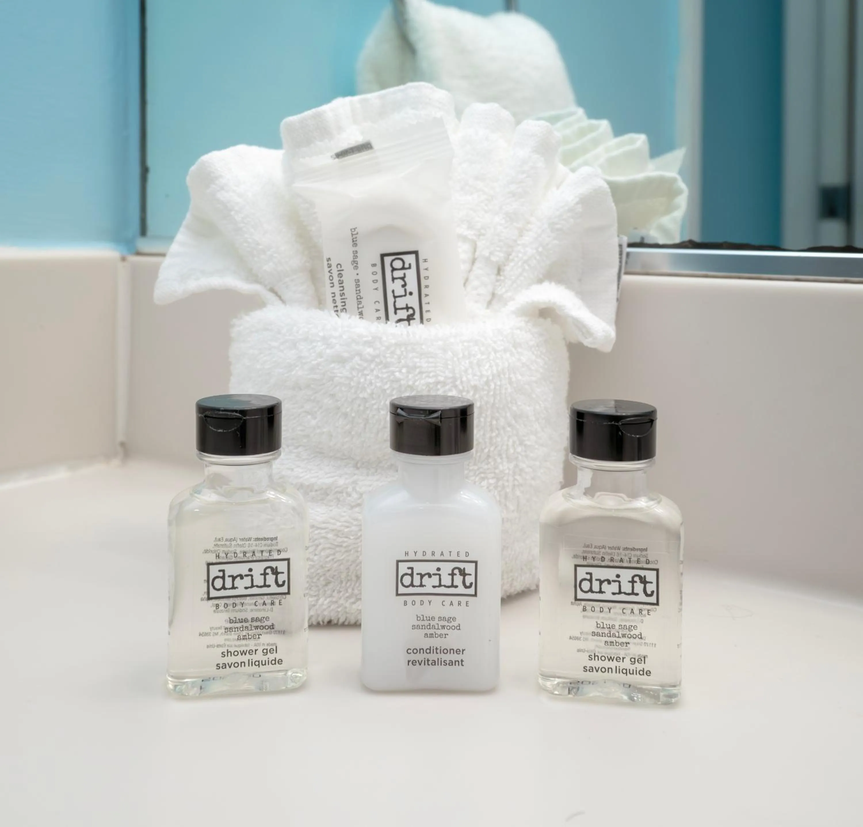 Bathroom in Drifting Sands Oceanfront Hotel