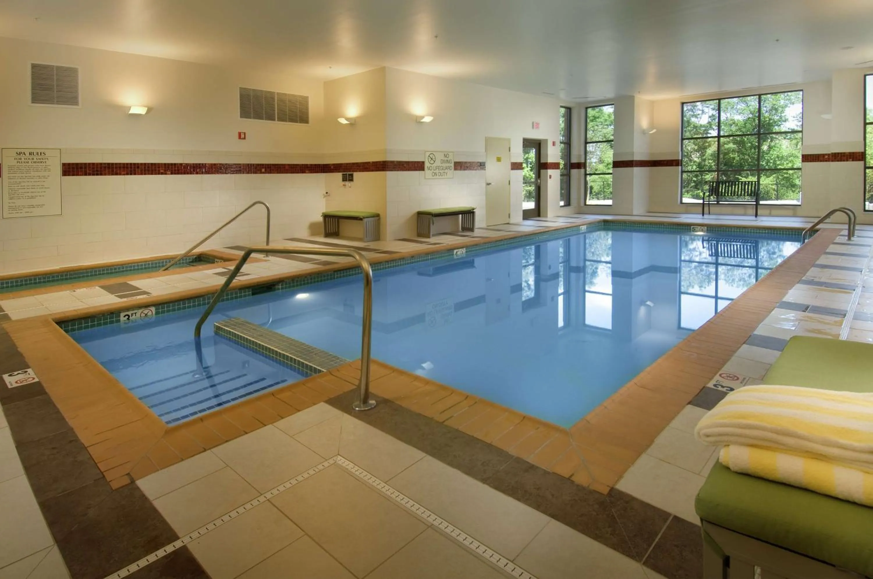 Pool view in DoubleTree by Hilton Dulles Airport-Sterling