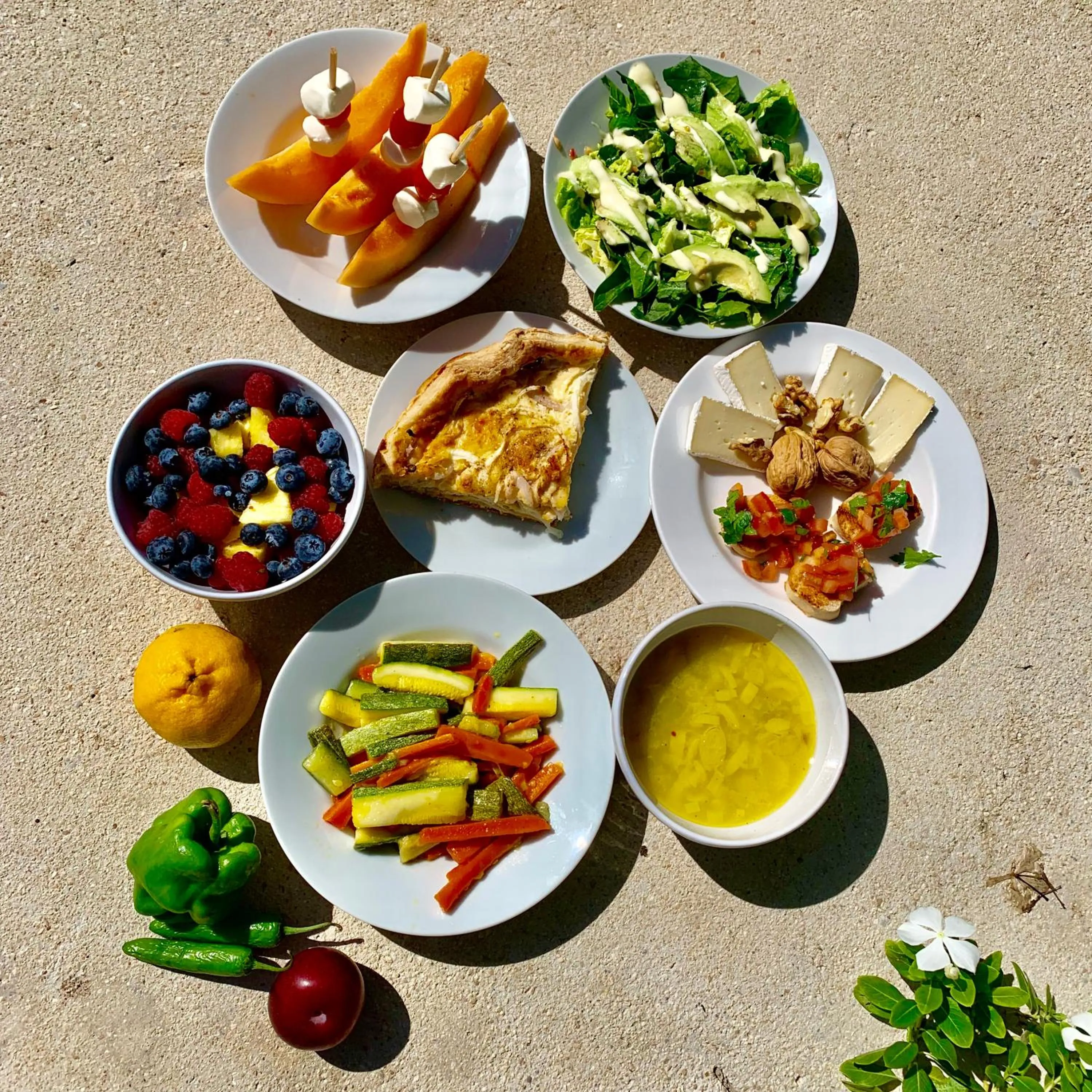 Food and drinks in La Villa Mexicana by Diving Prestige