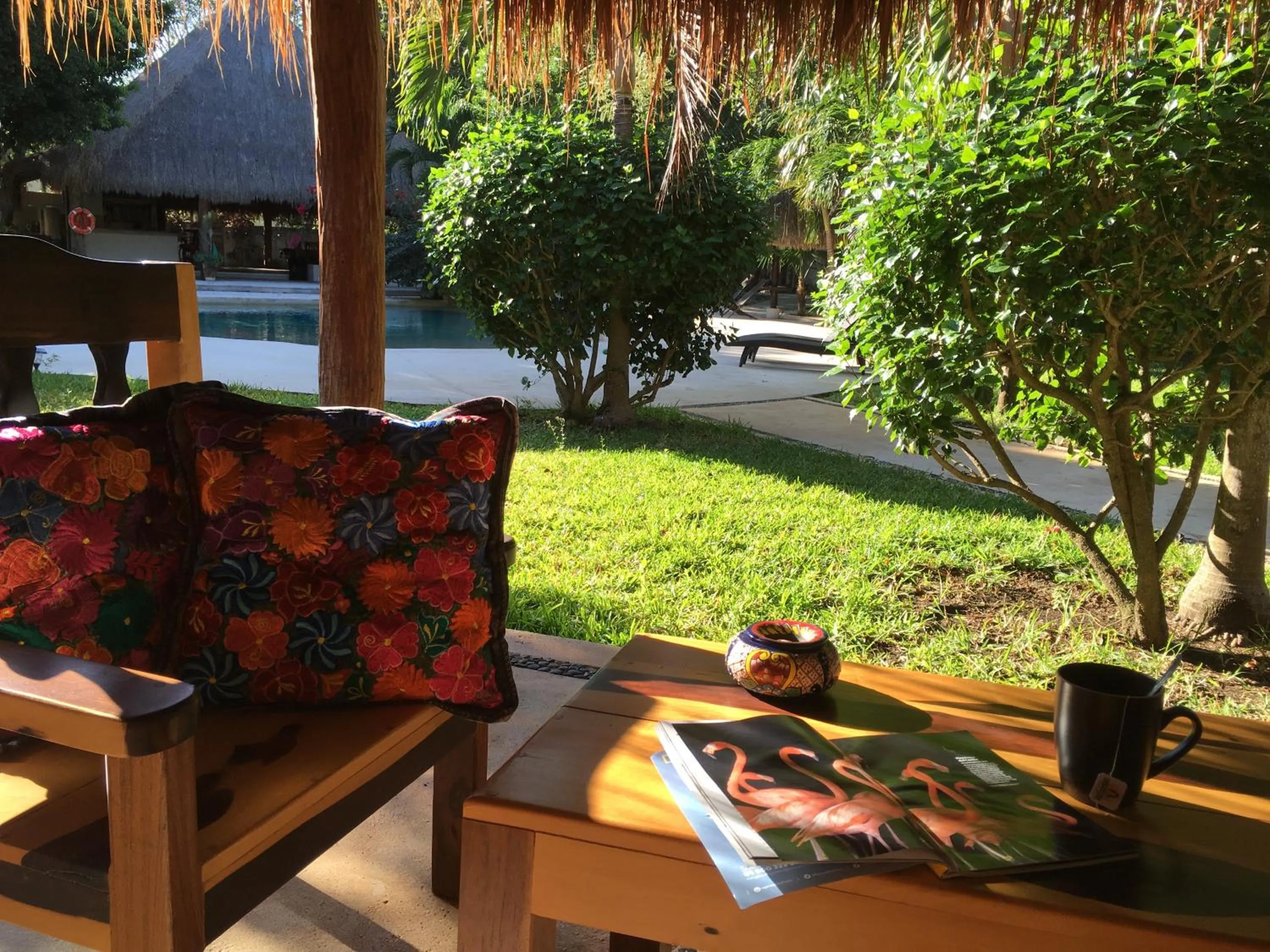 Seating area in La Villa Mexicana by Diving Prestige