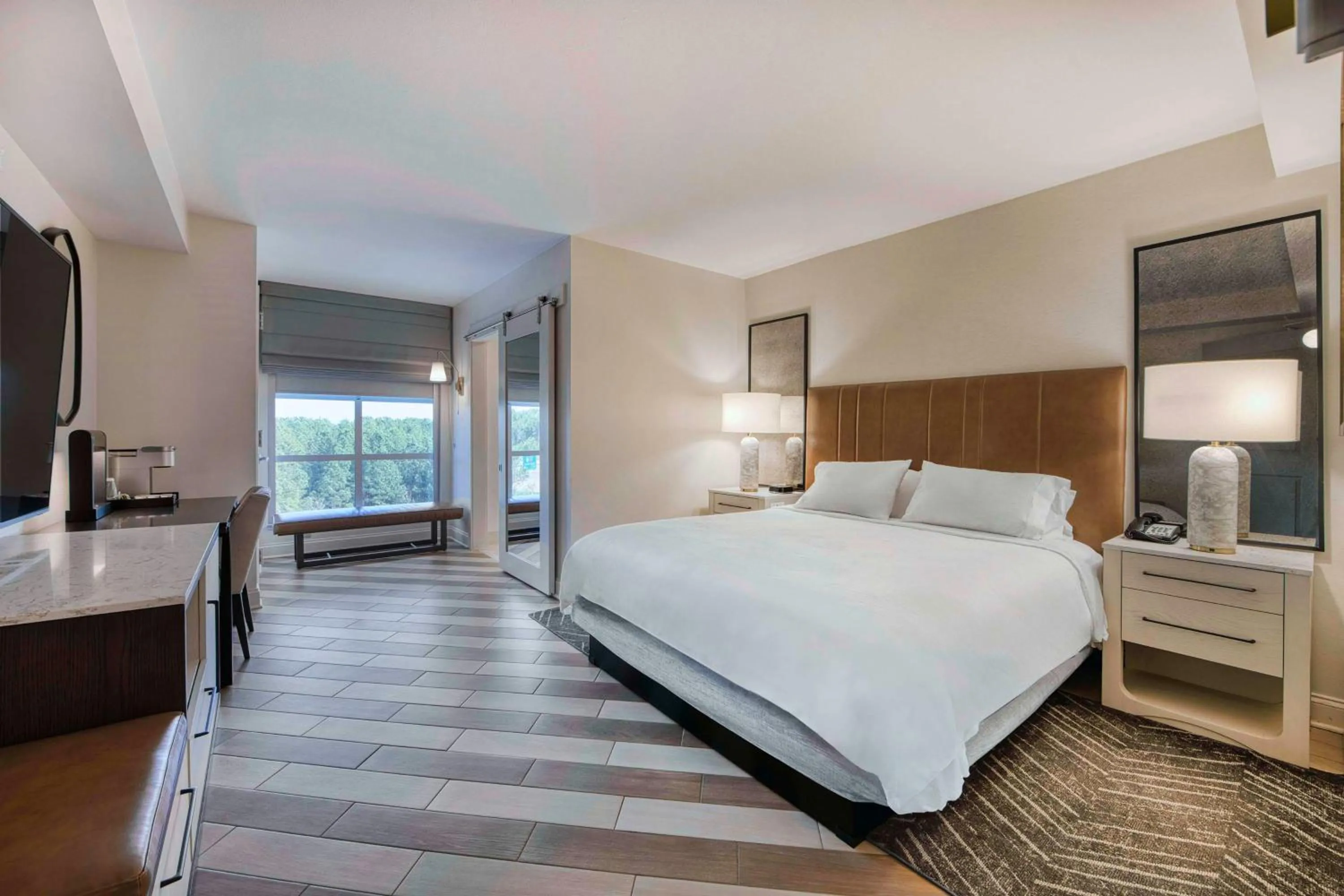 Bed in Embassy Suites by Hilton Raleigh Durham Airport Brier Creek
