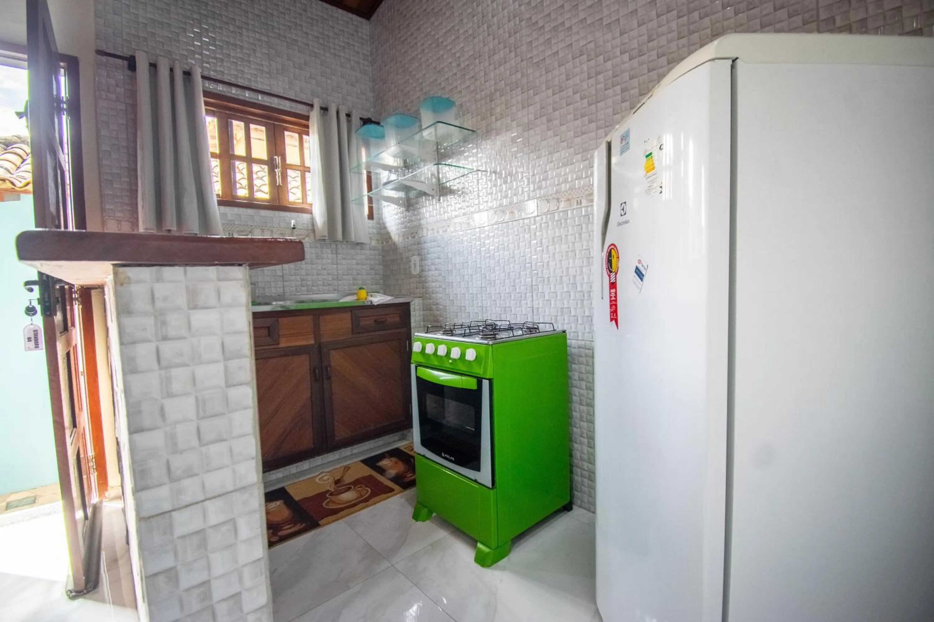 Kitchen or kitchenette in Flats Tartaruga Búzios