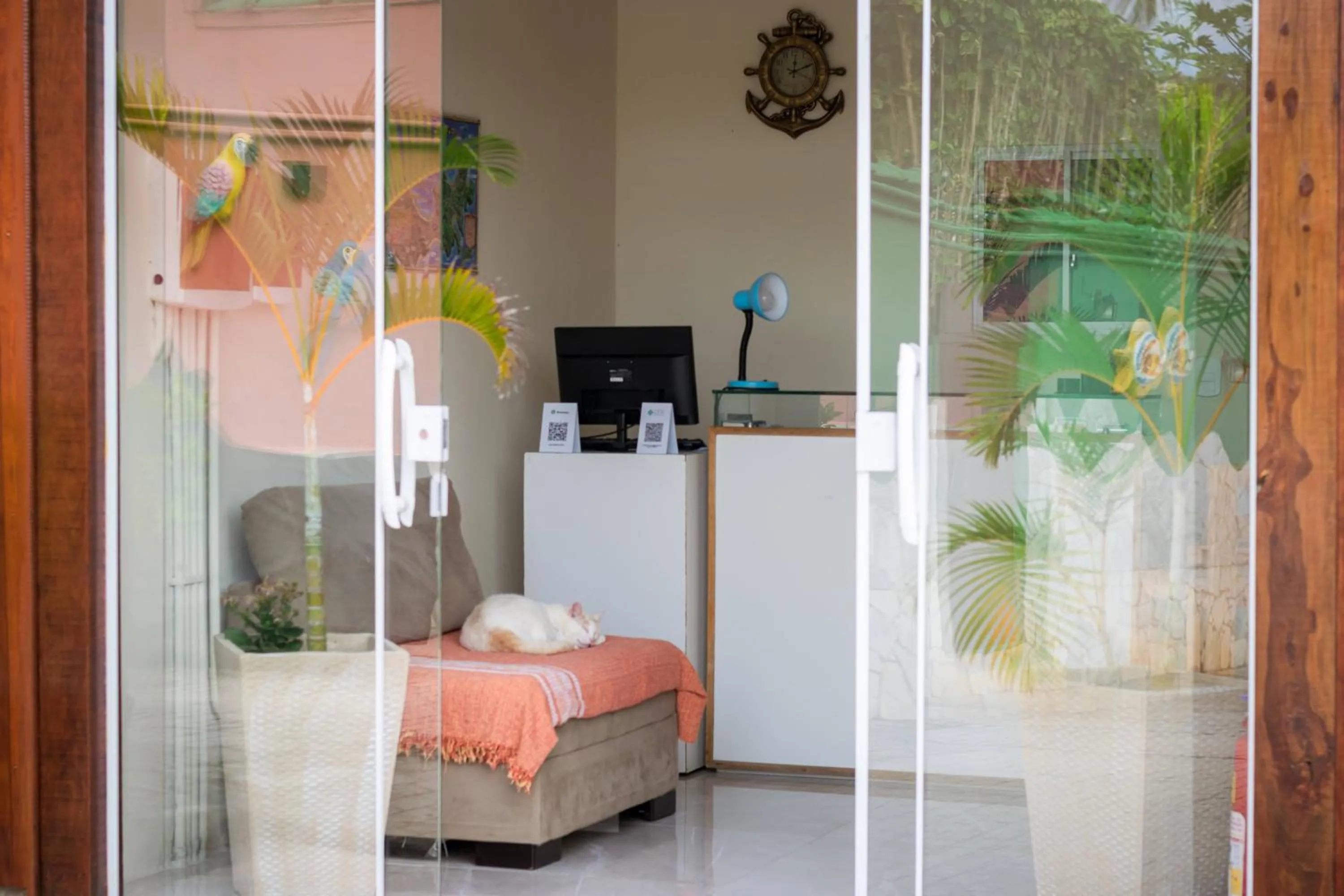 Lobby or reception in Flats Tartaruga Búzios