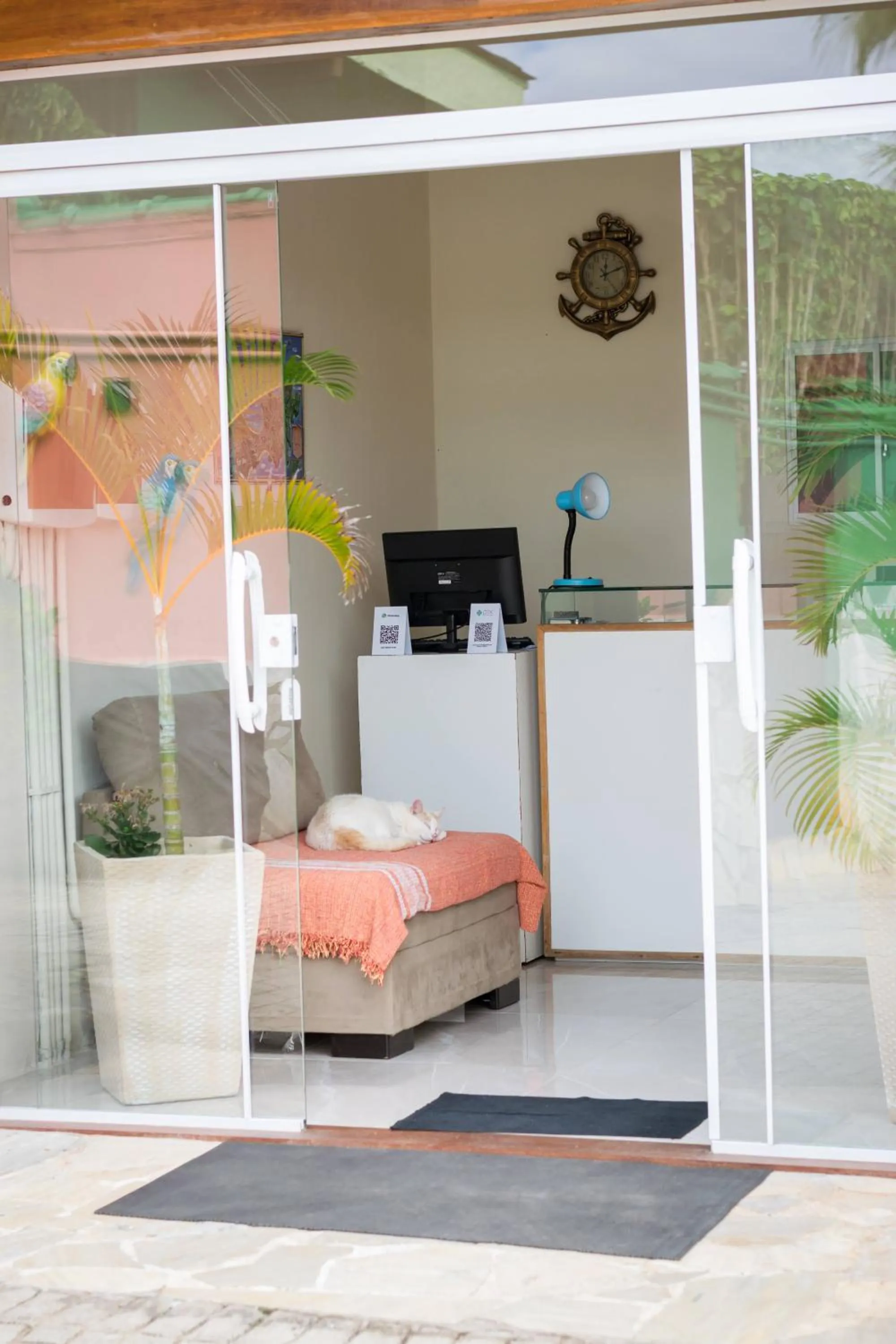 Lobby or reception in Flats Tartaruga Búzios