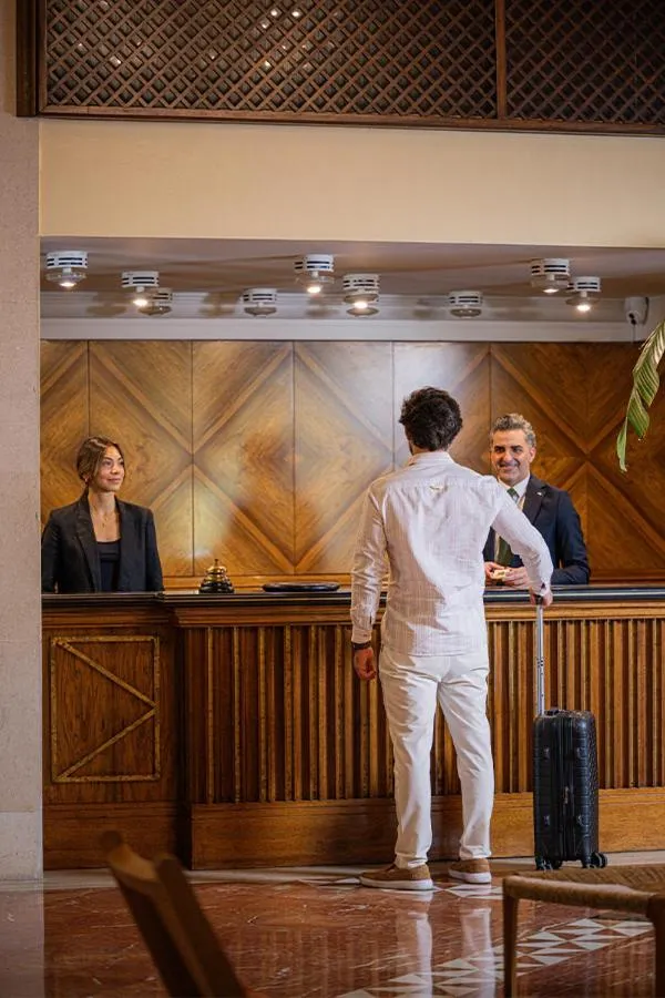 Lobby or reception in Portemilio Hotel & Resort