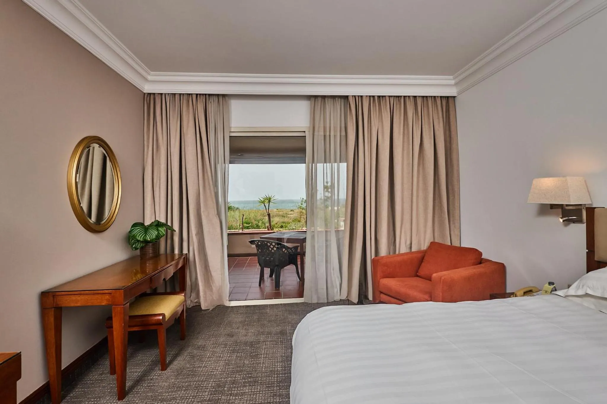 Balcony/Terrace, Bed in Portemilio Hotel & Resort