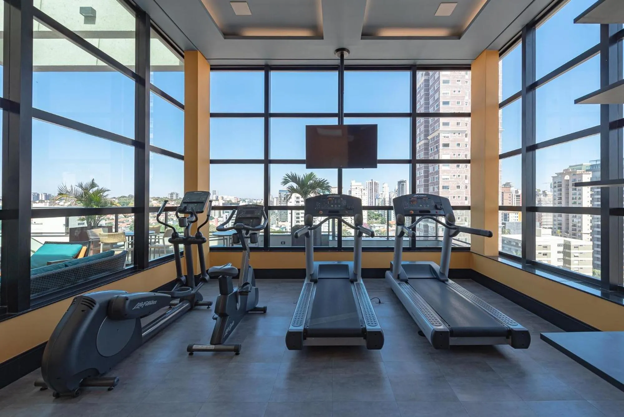 Fitness centre/facilities in I am Design Hotel Campinas by Hotelaria Brasil