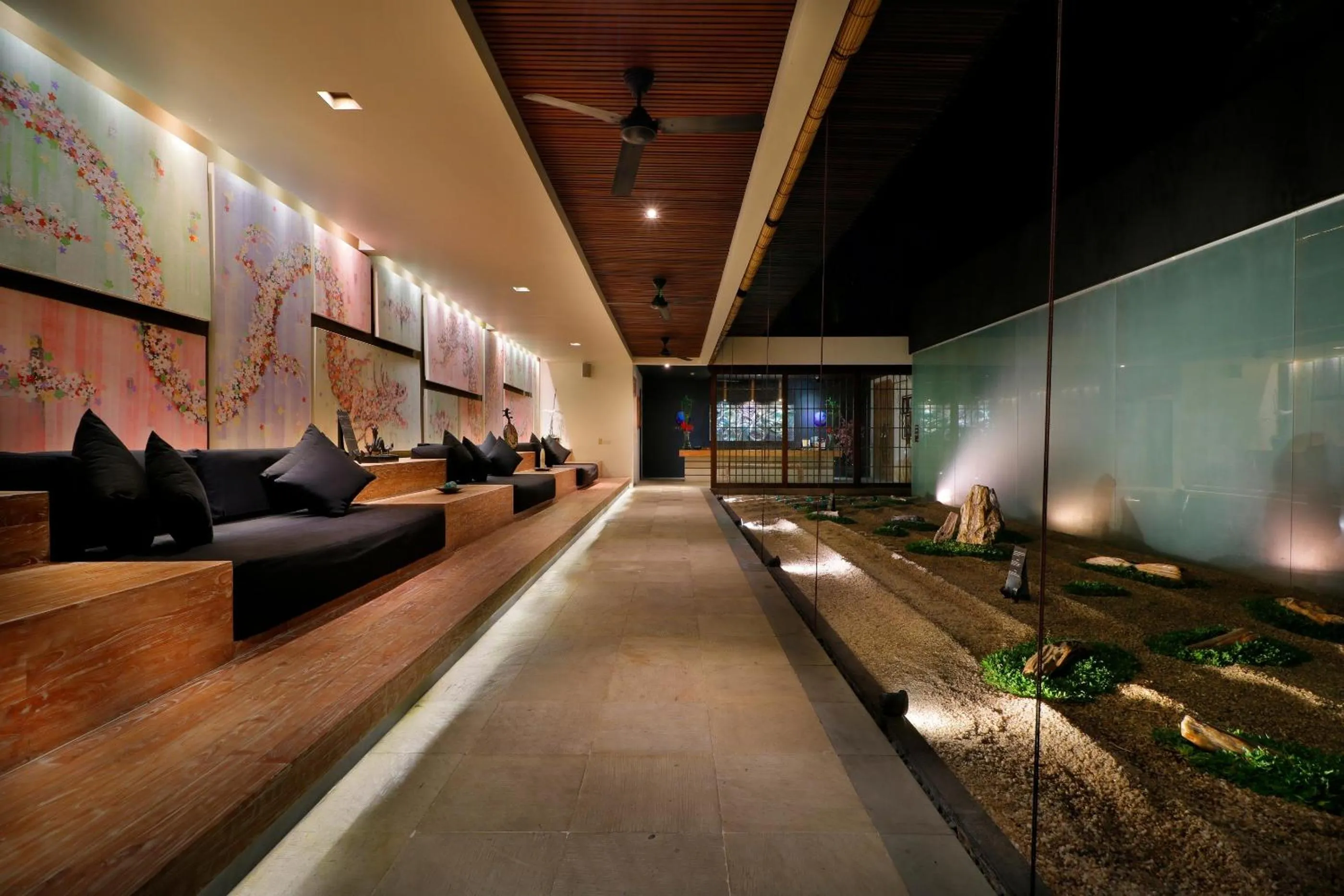 Lobby or reception in The Seiryu Boutique Bali Villas