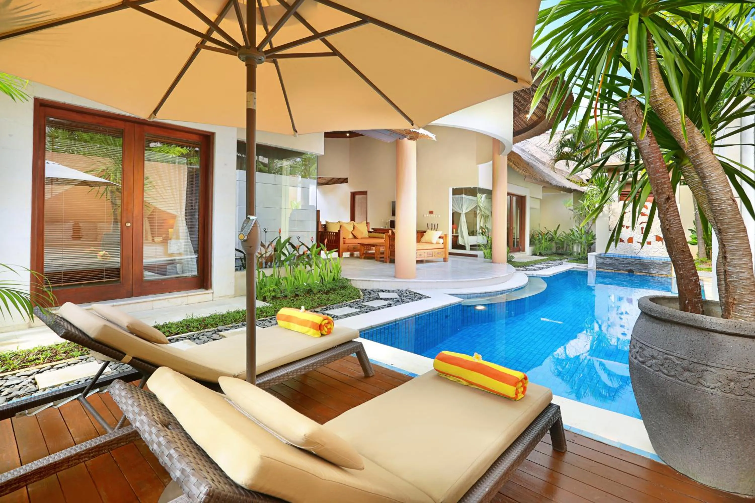 Pool view in Bhavana Private Villas