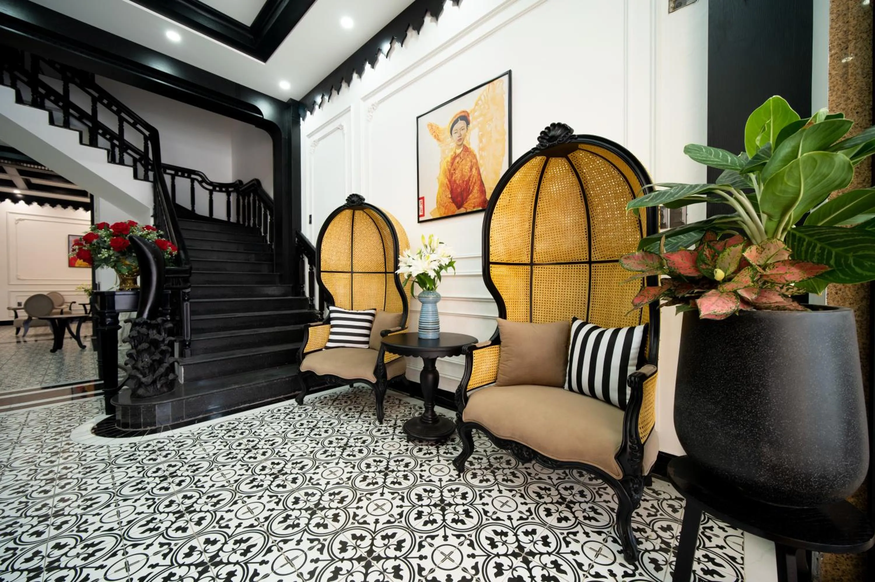 Living room in Thuy Duong Boutique Hotel Hue