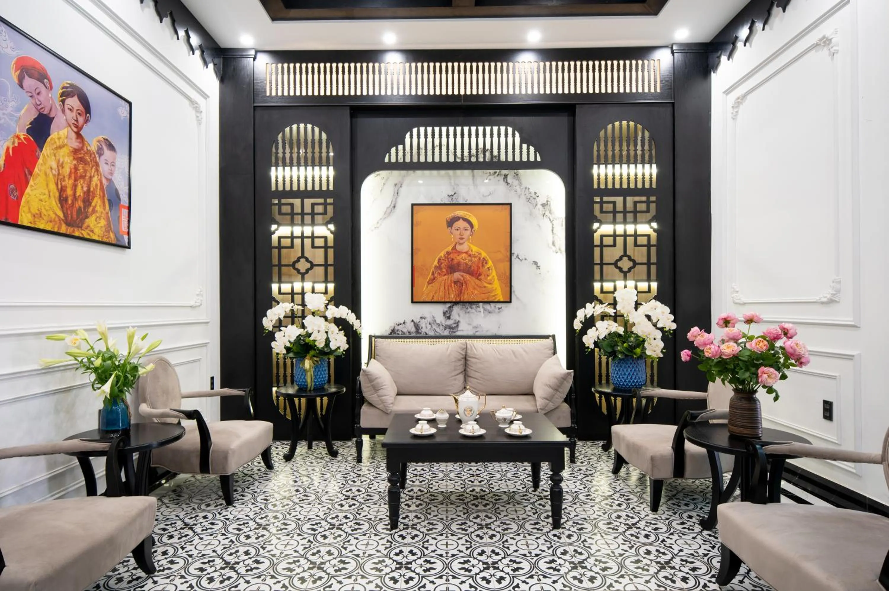 Living room in Thuy Duong Boutique Hotel Hue