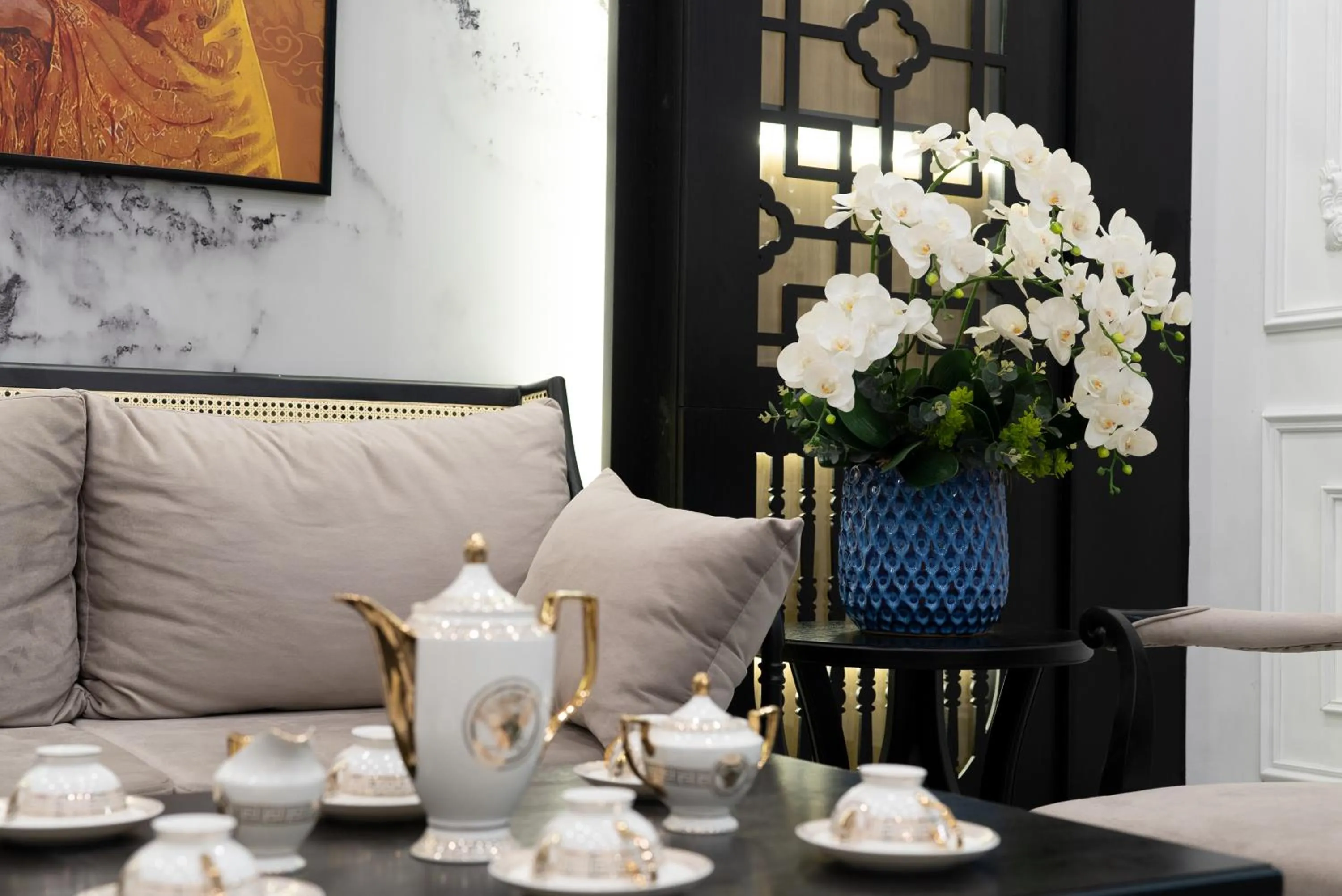 Decorative detail in Thuy Duong Boutique Hotel Hue