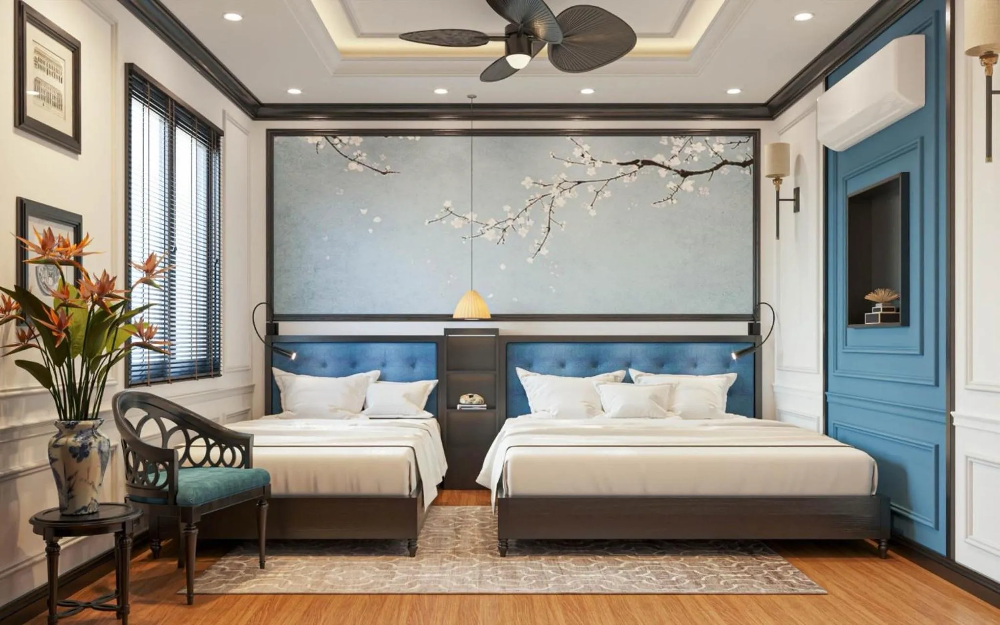 Bed in Thuy Duong Boutique Hotel Hue