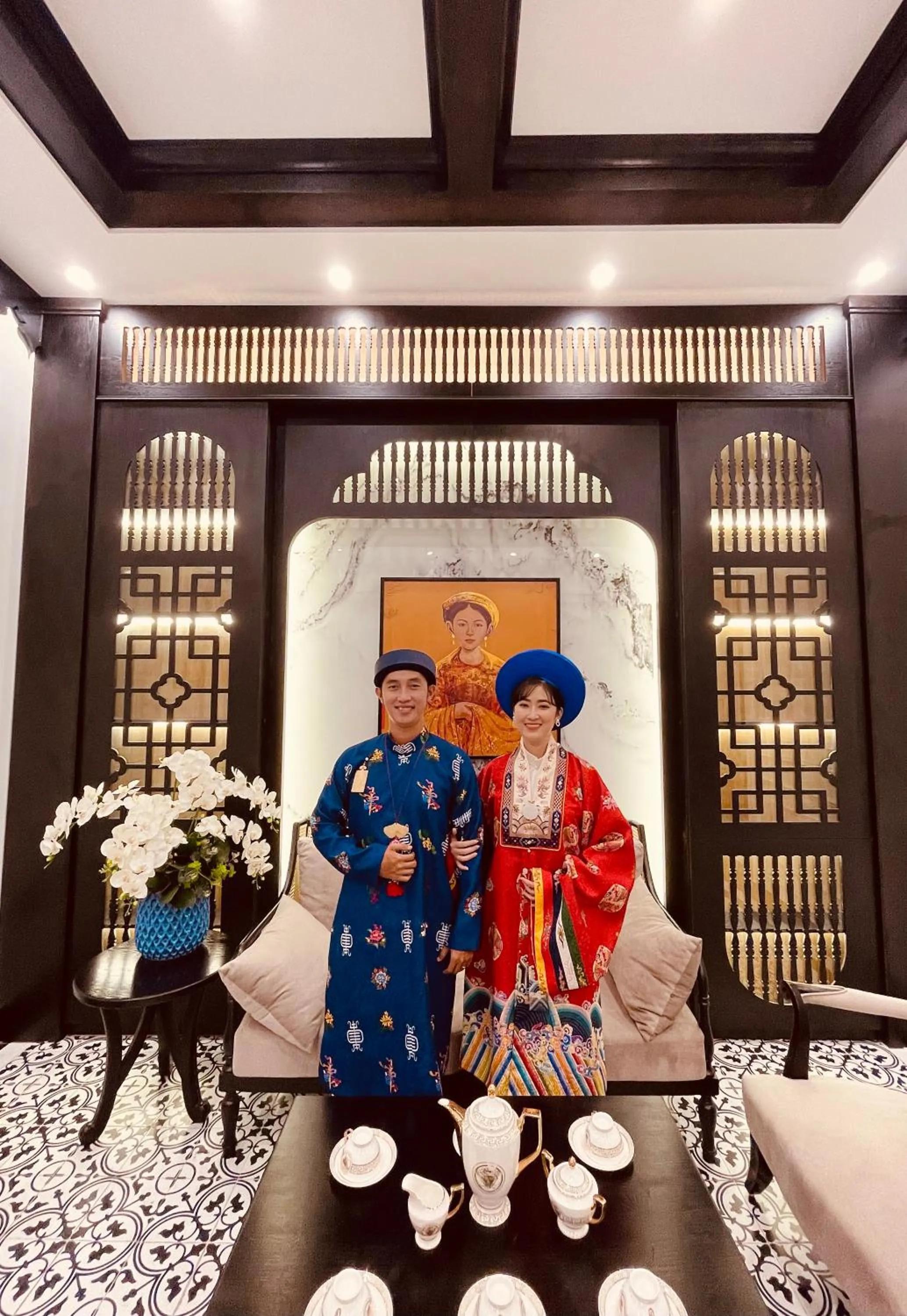 group of guests in Thuy Duong Boutique Hotel Hue