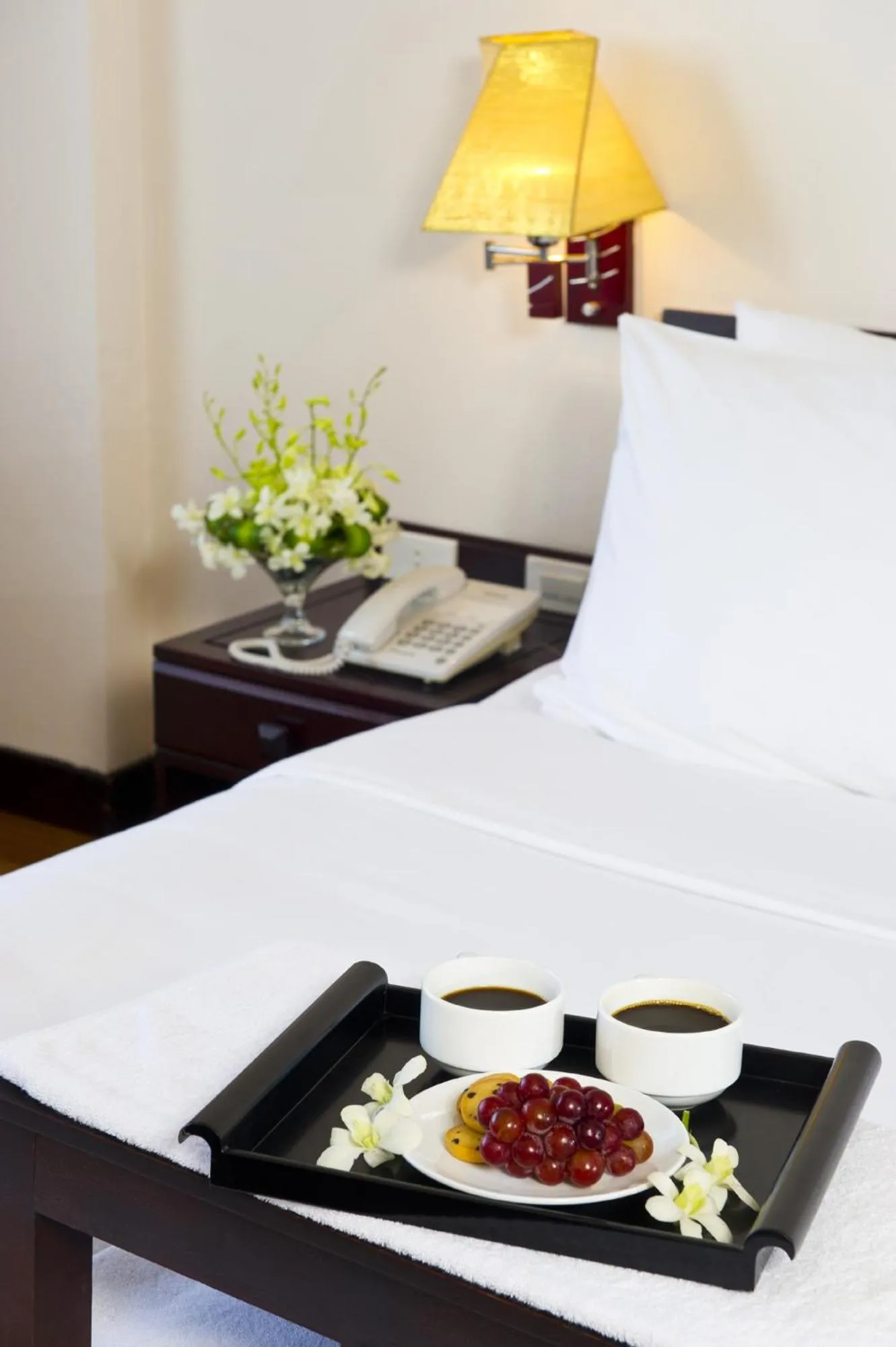 Coffee/tea facilities, Bed in Cherish Hue Hotel
