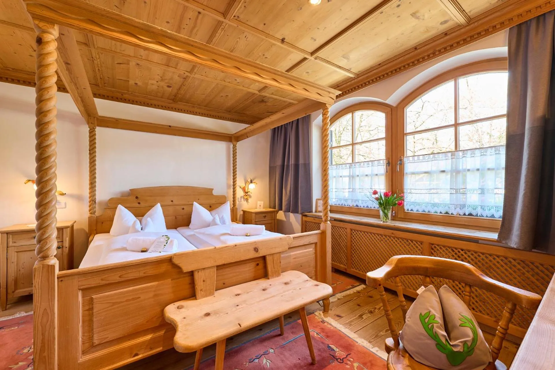 Photo of the whole room, Bed in Hotel Waldgasthof Buchenhain