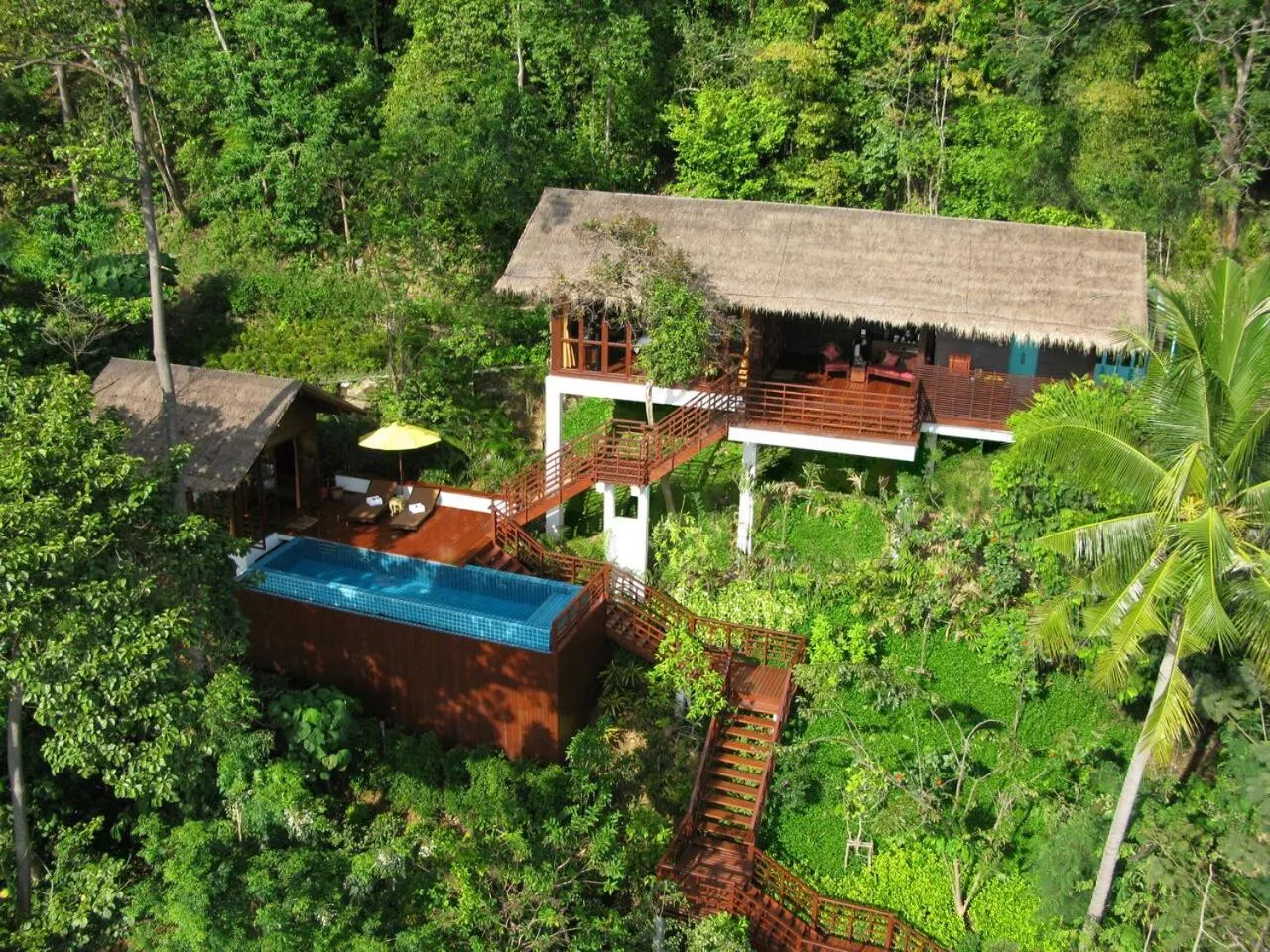 Bird's eye view in Zeavola Resort