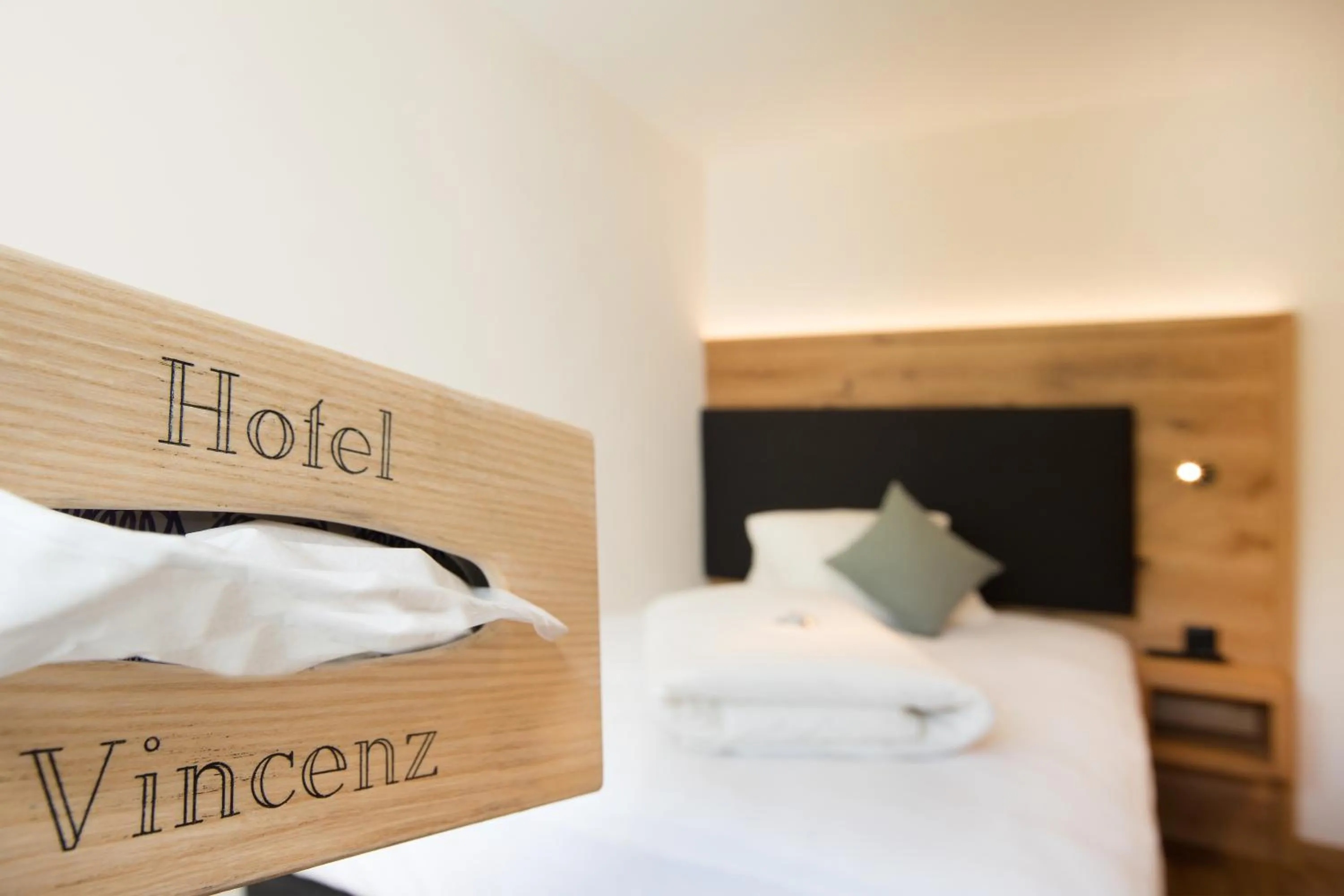 Bed in Boutique-Hotel Vincenz