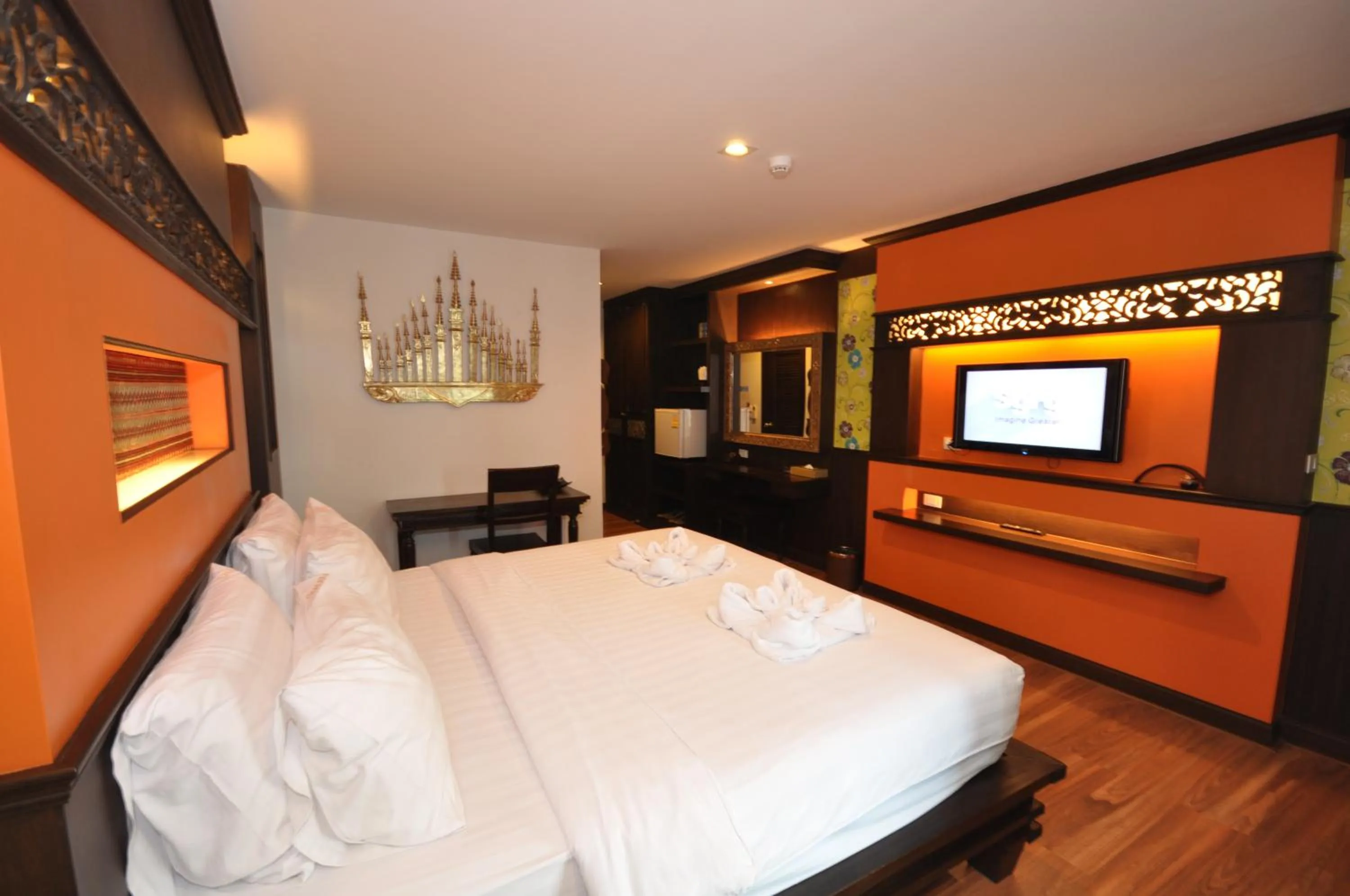 Bed in Chalelarn Hotel Hua Hin