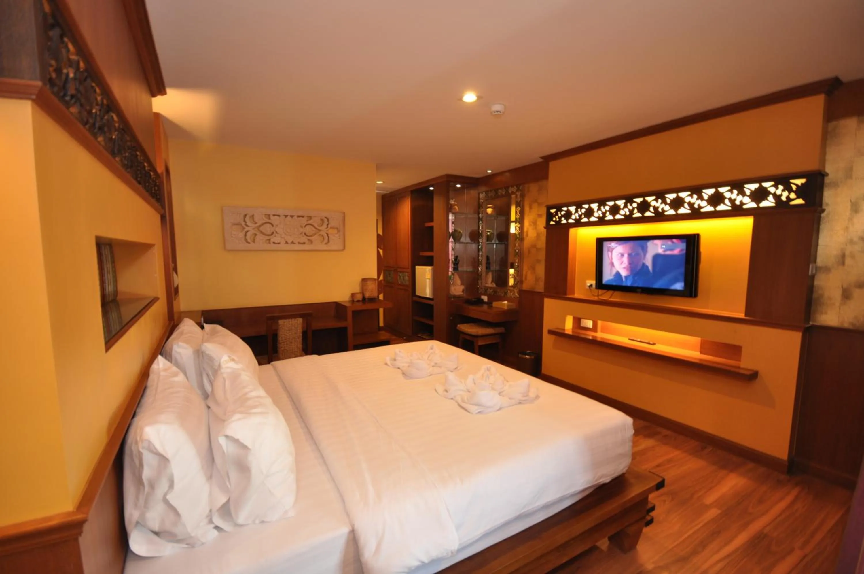 Bed in Chalelarn Hotel Hua Hin