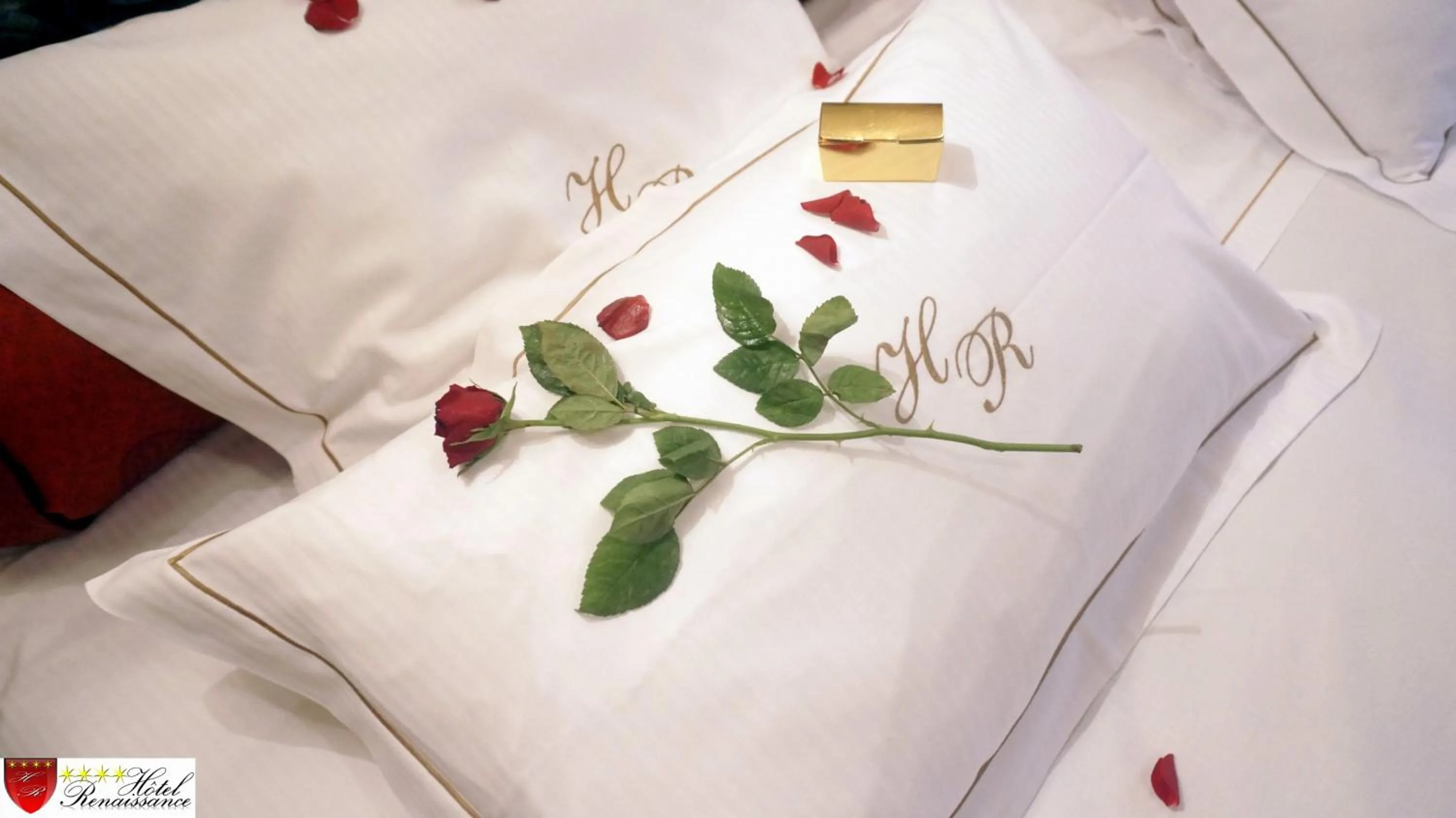 Bed in Hôtel Renaissance