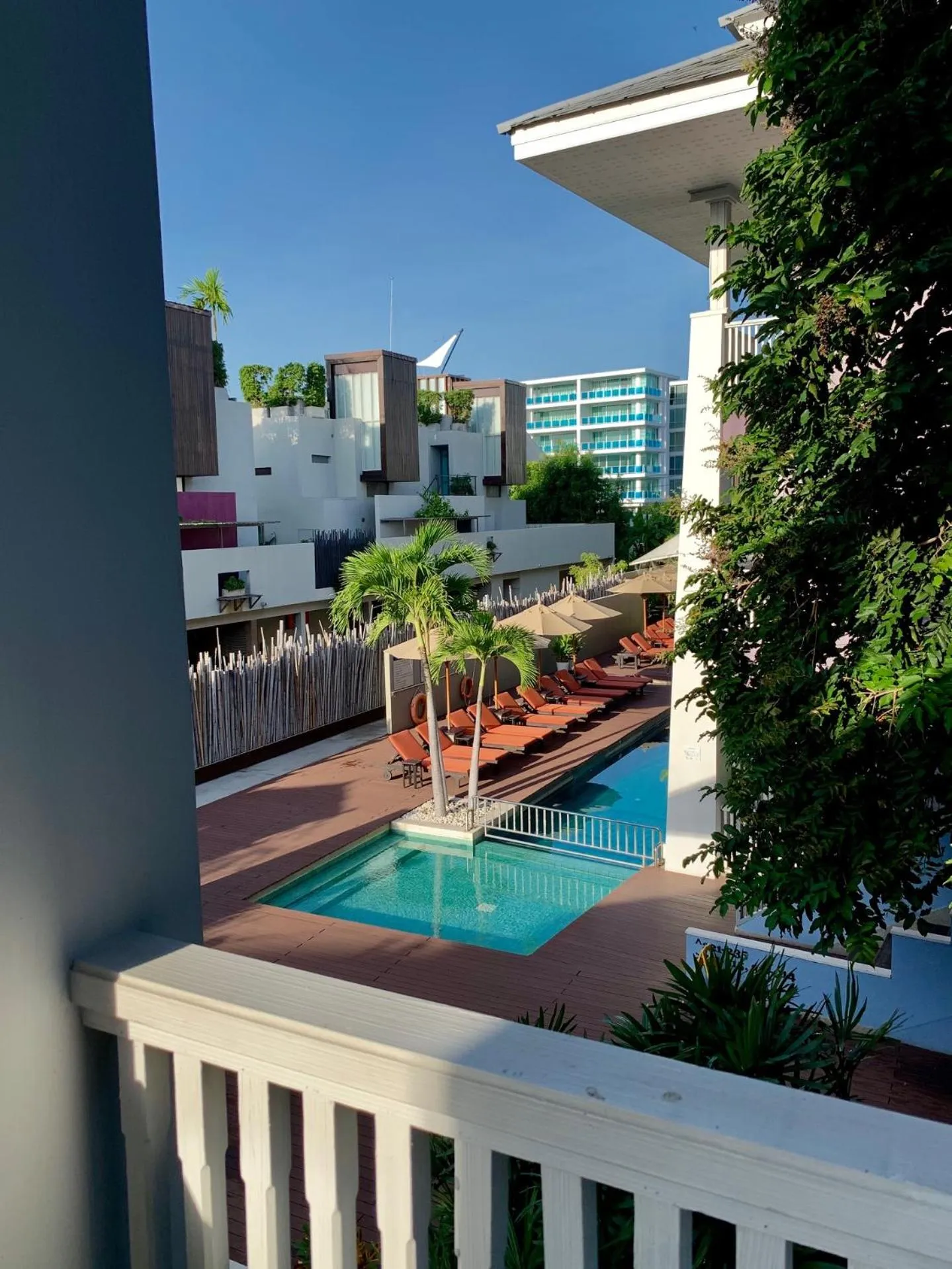 Pool view in Loligo Resort Hua Hin