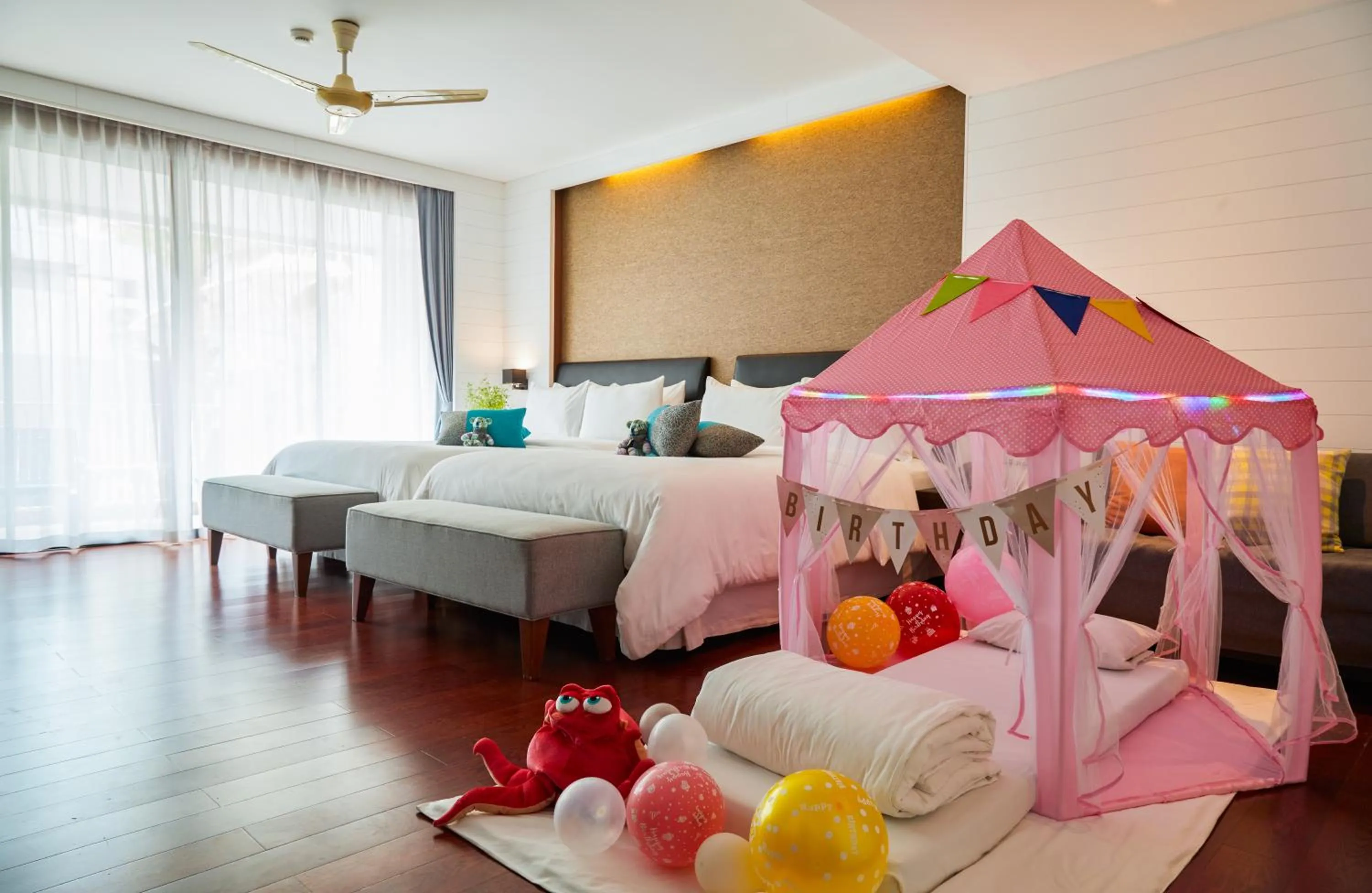 Decorative detail, Bed in Loligo Resort Hua Hin