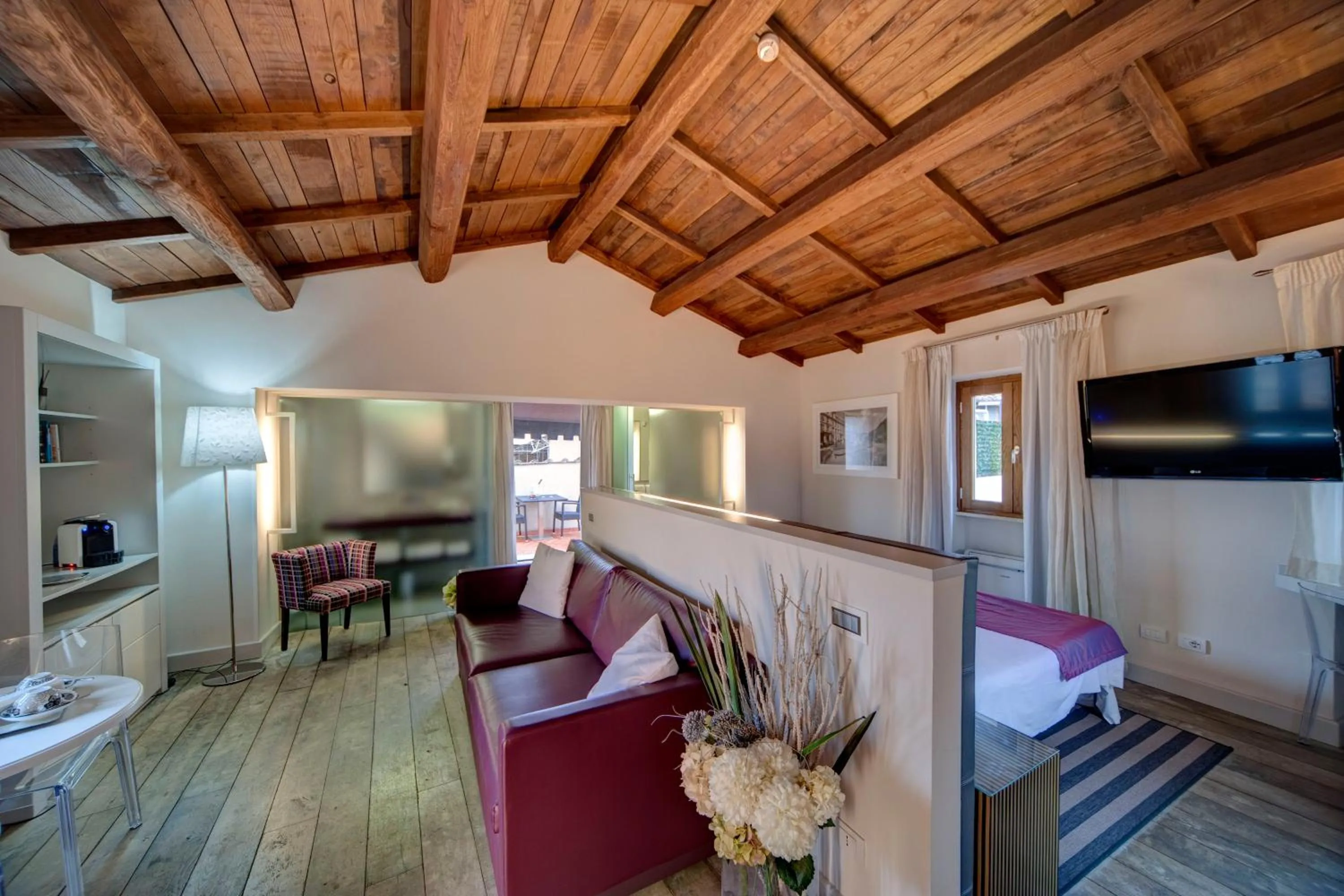 Living room in Navona Palace Luxury Inn