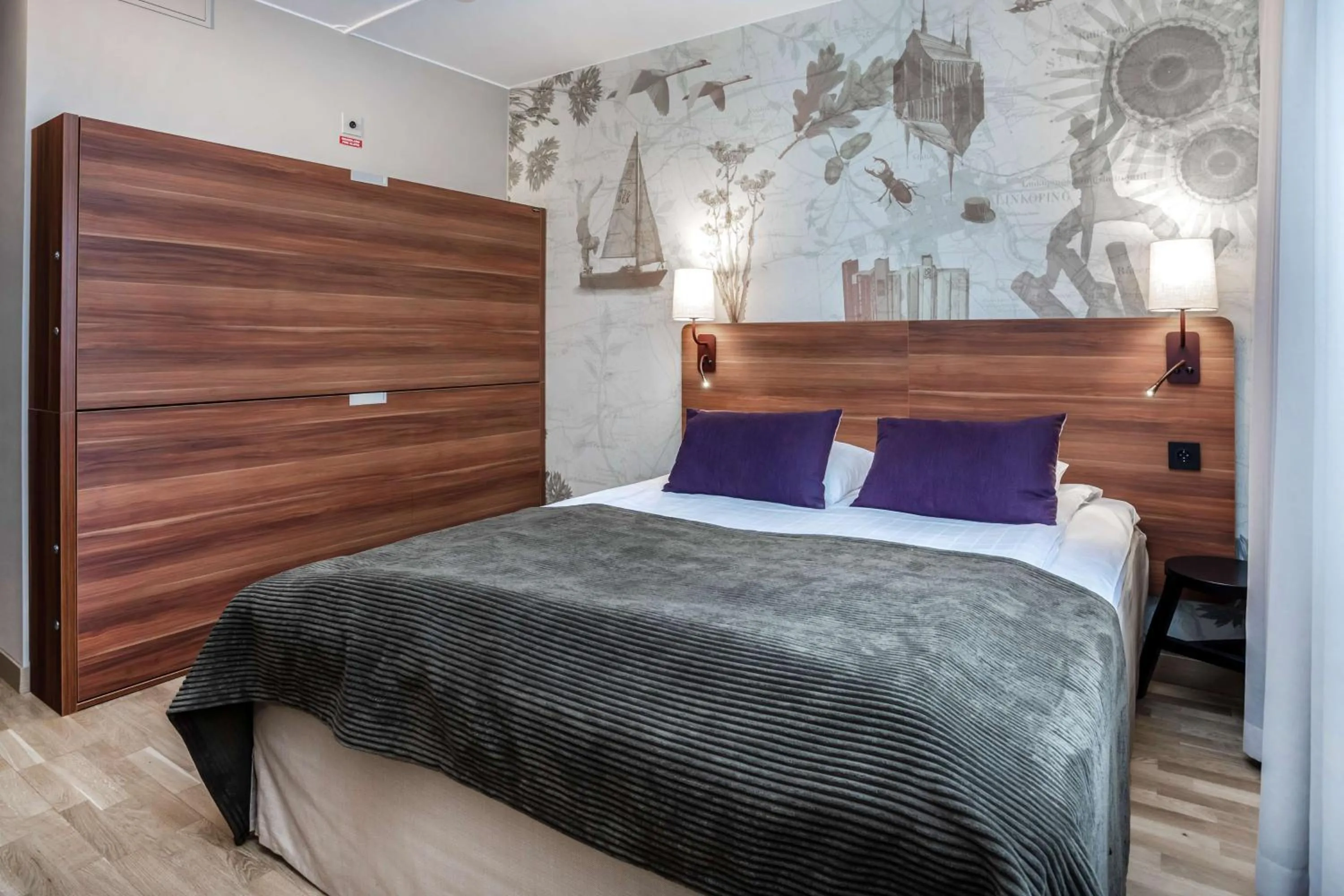 Bedroom, Bed in Scandic Linköping Väst