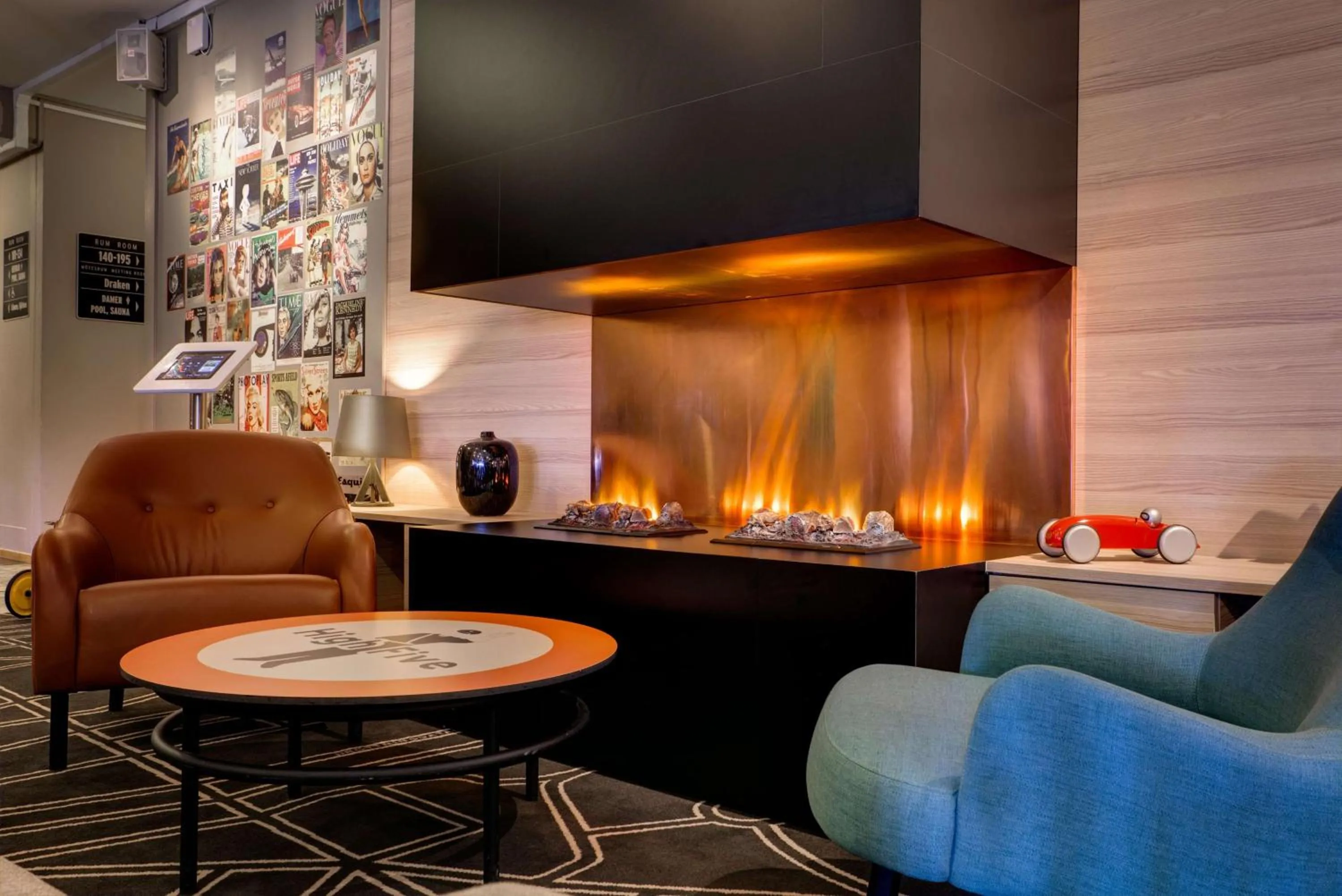 Lobby or reception in Scandic Linköping Väst