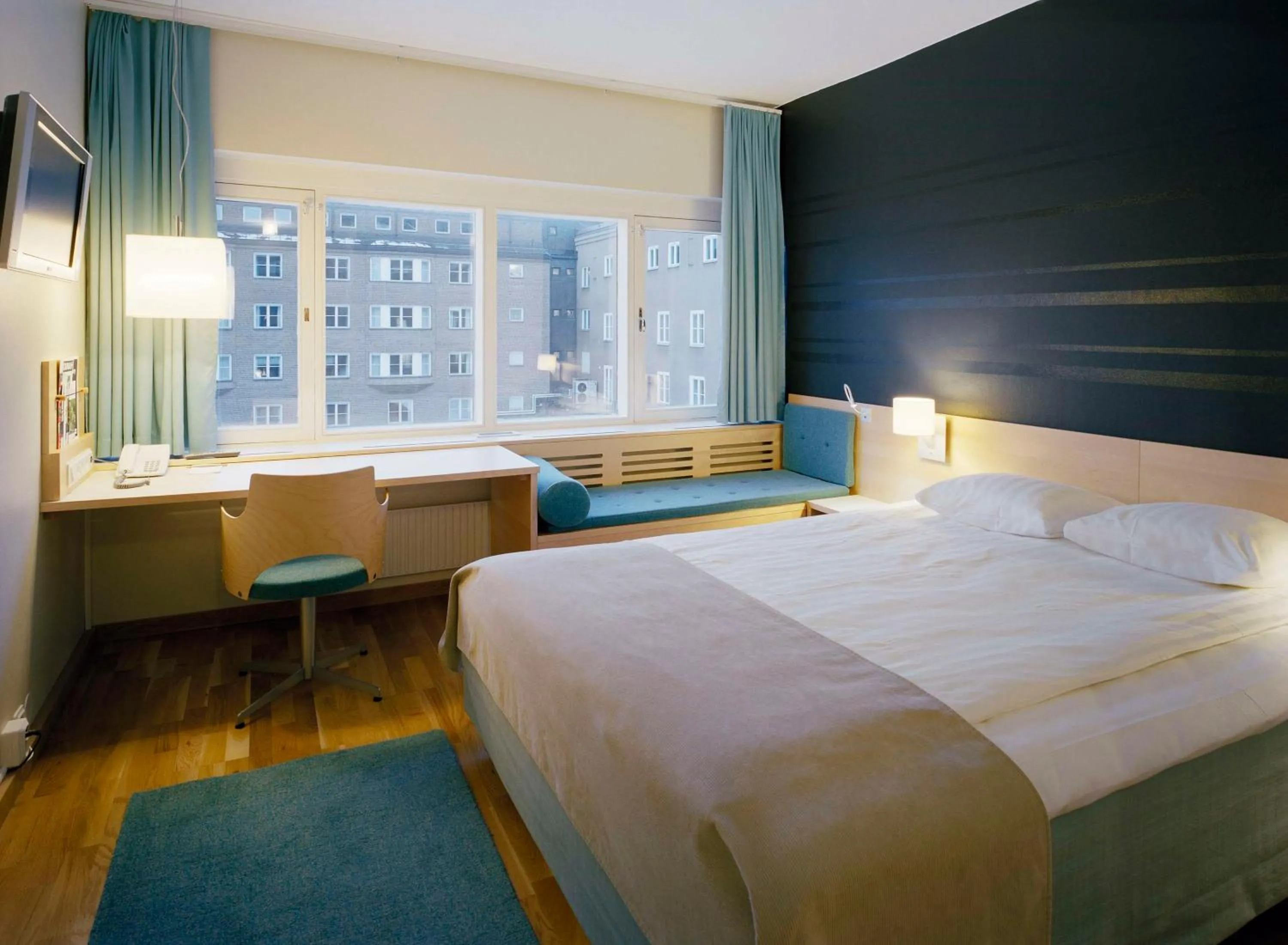 Bedroom, Bed in Scandic Frimurarehotellet