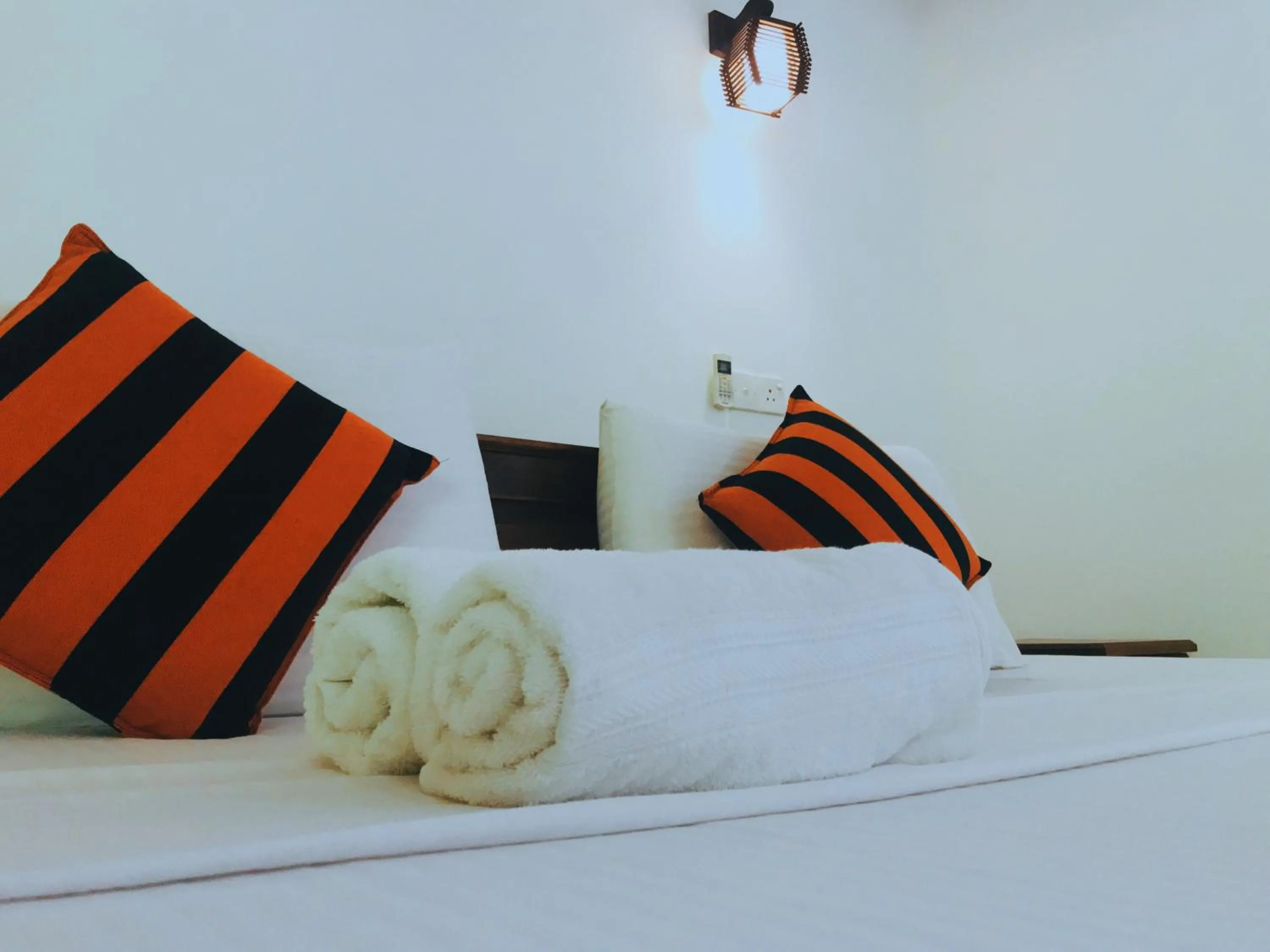 Bed in Sigiriya Ranasinghe Nature Villa & Cabana